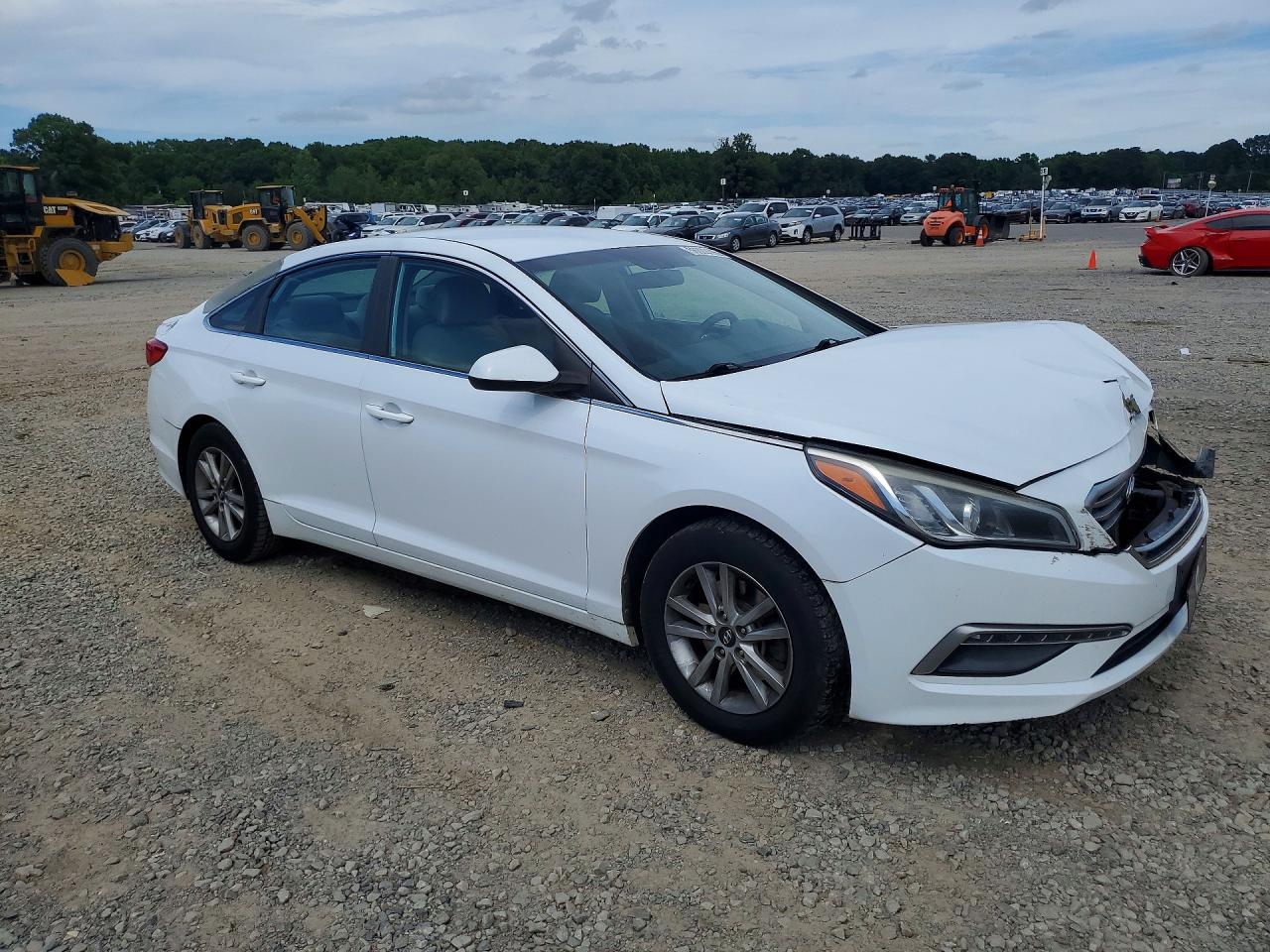 2015 Hyundai Sonata Se Белый vin: 5NPE24AF0FH068983