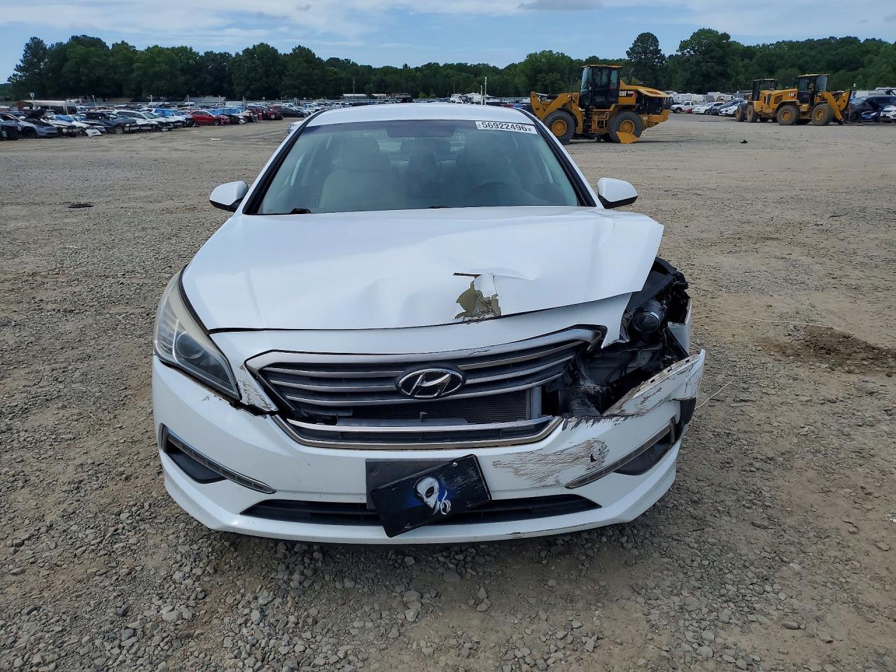 2015 Hyundai Sonata Se Белый vin: 5NPE24AF0FH068983