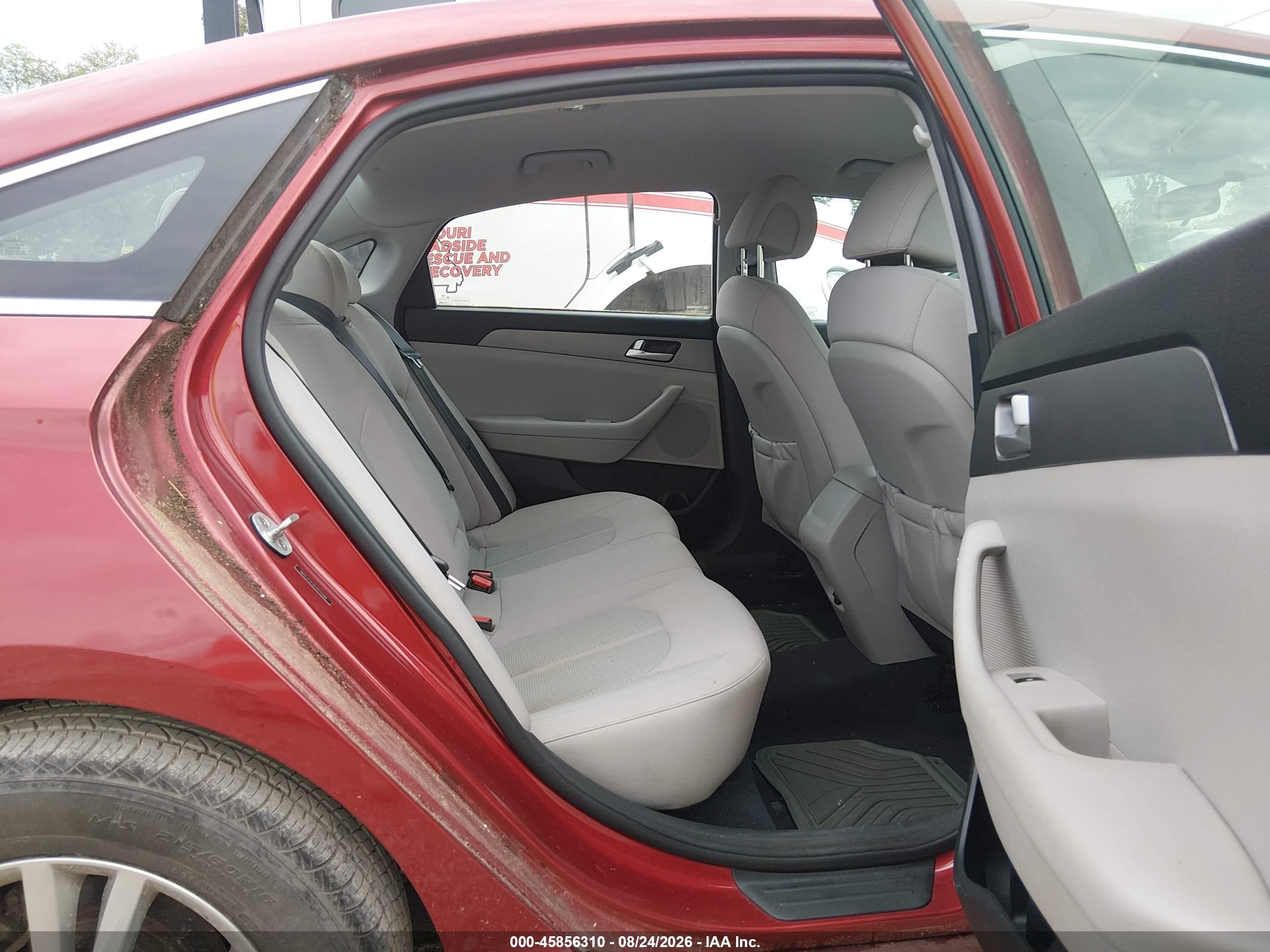 2015 Hyundai Sonata Se Red vin: 5NPE24AF0FH072290