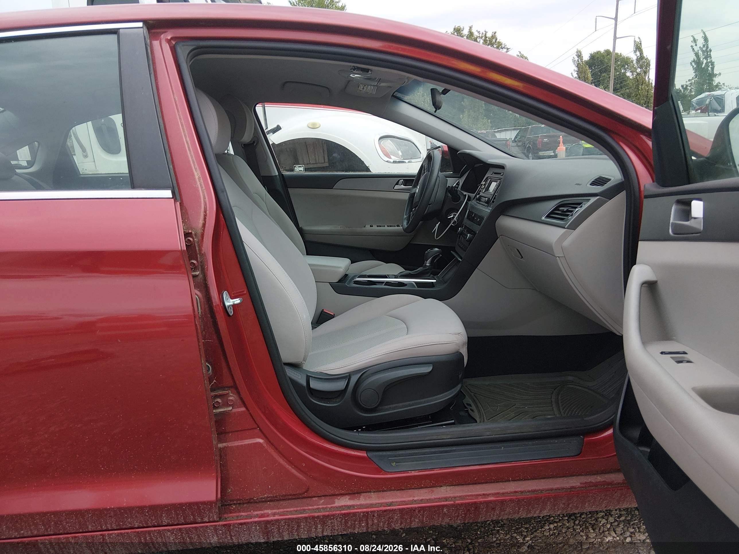 2015 Hyundai Sonata Se Red vin: 5NPE24AF0FH072290