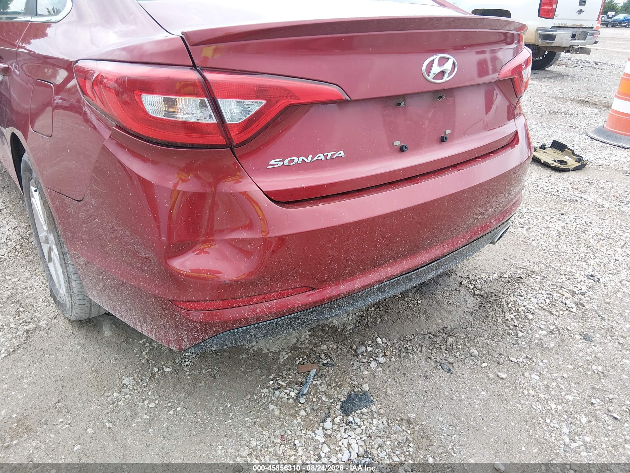 2015 Hyundai Sonata Se Red vin: 5NPE24AF0FH072290