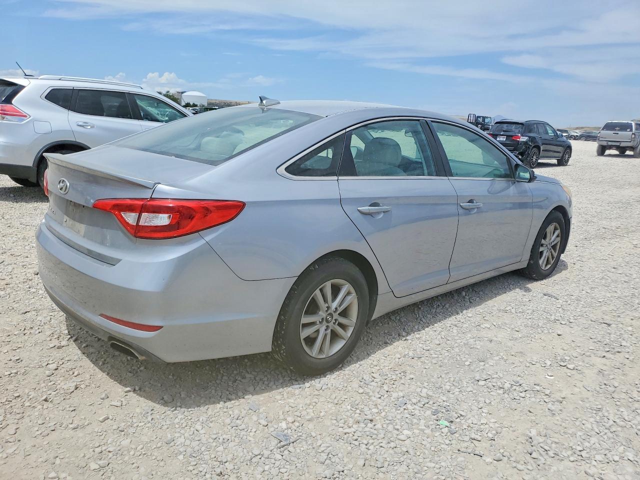 2015 Hyundai Sonata Se Silver vin: 5NPE24AF0FH116806