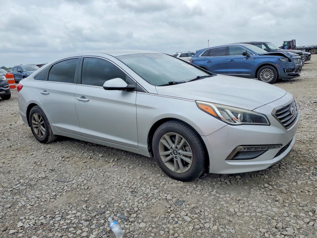 2015 Hyundai Sonata Se Silver vin: 5NPE24AF0FH118667