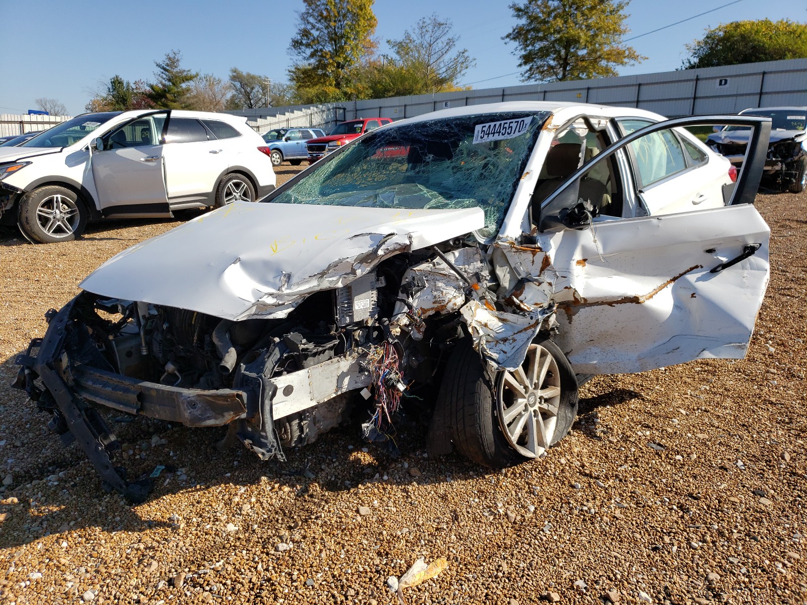 2015 Hyundai Sonata Se White vin: 5NPE24AF0FH125179