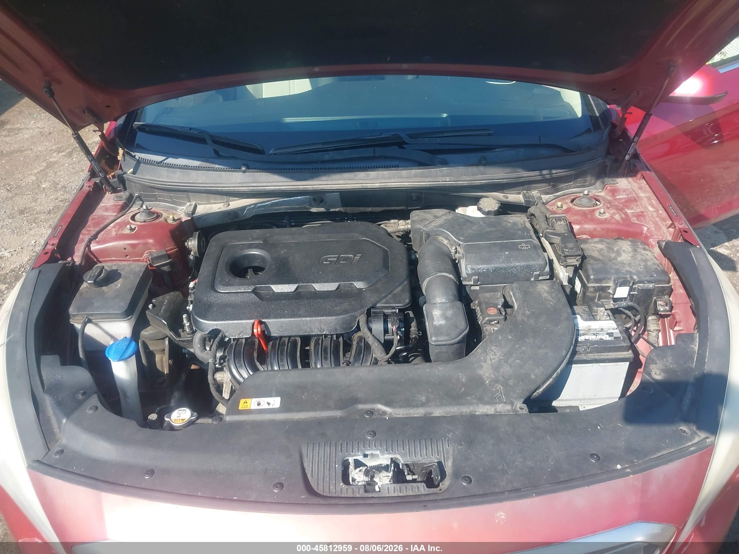 2015 Hyundai Sonata Se Red vin: 5NPE24AF0FH137834
