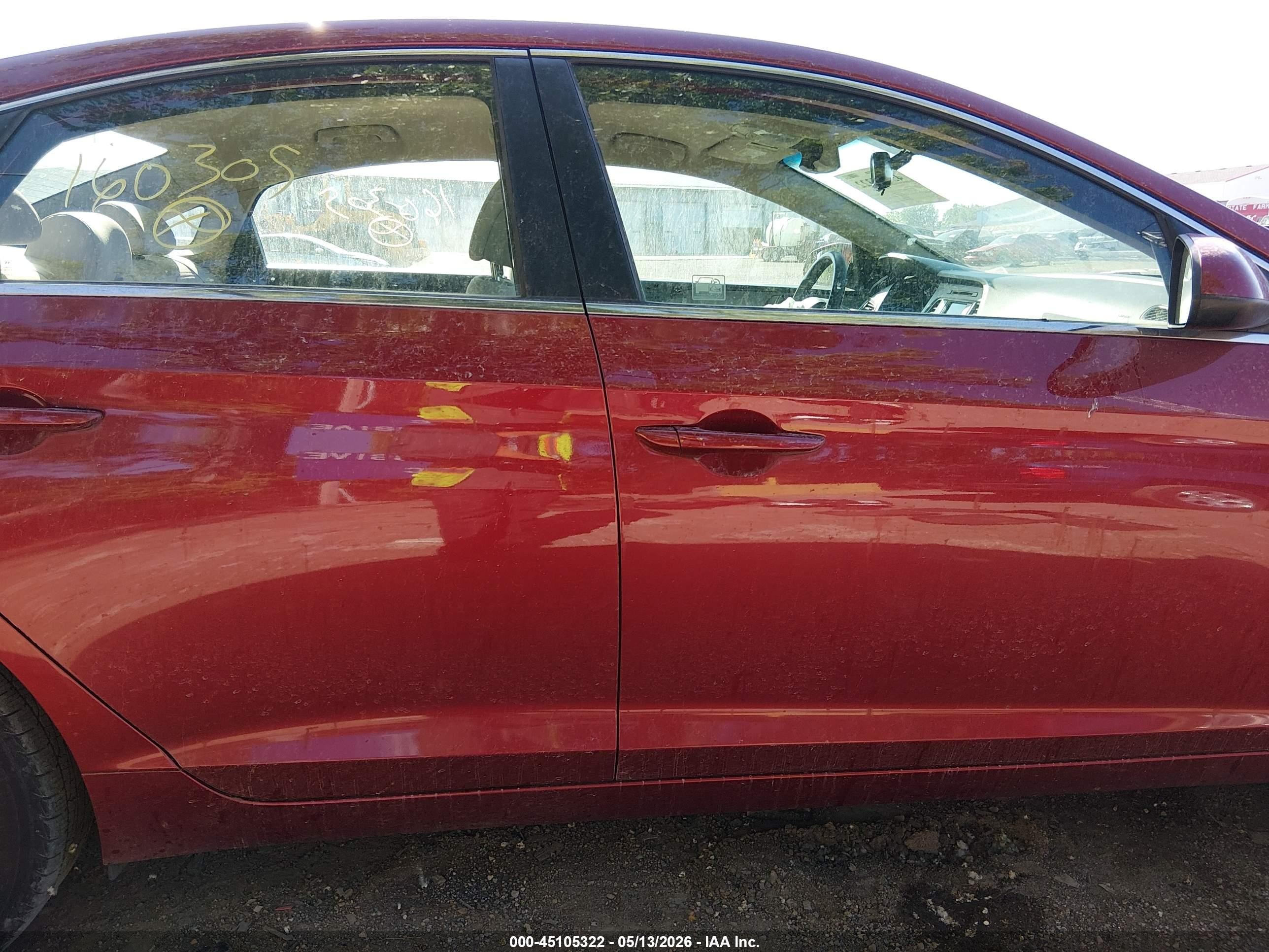 2015 Hyundai Sonata Se Red vin: 5NPE24AF0FH160305