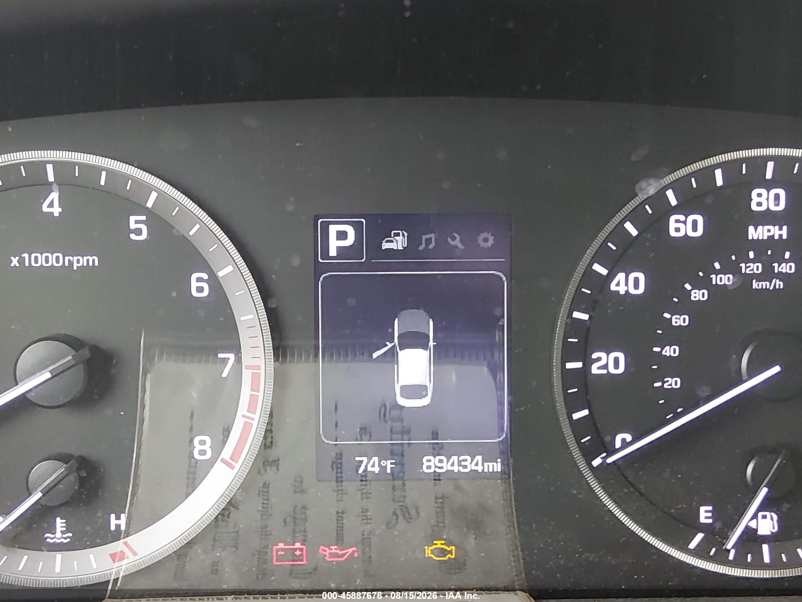 2015 Hyundai Sonata Se Черный vin: 5NPE24AF0FH163057