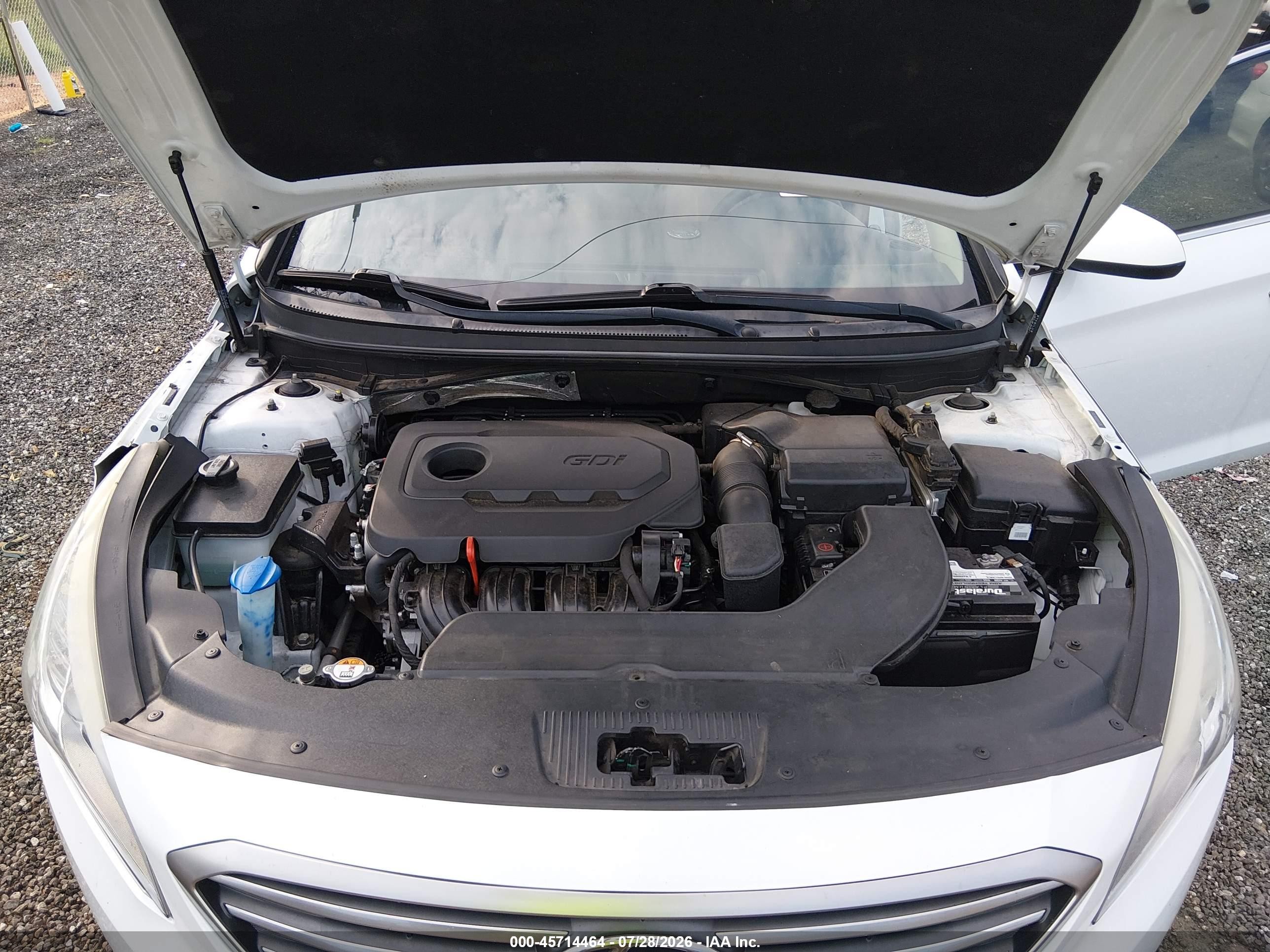 2015 Hyundai Sonata Se White vin: 5NPE24AF0FH167318