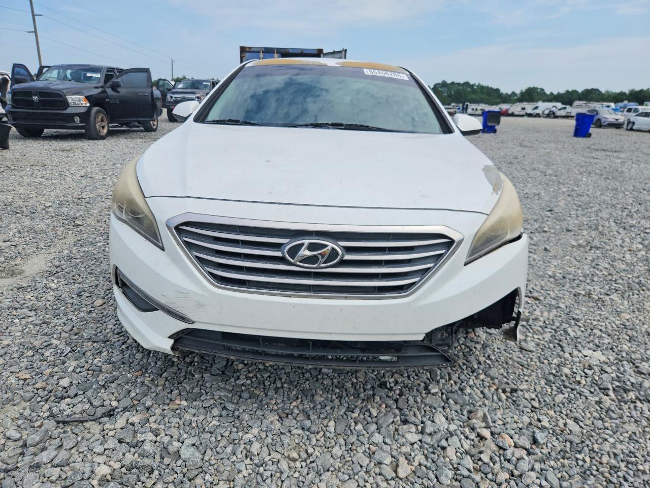 2015 Hyundai Sonata Se White vin: 5NPE24AF0FH168193