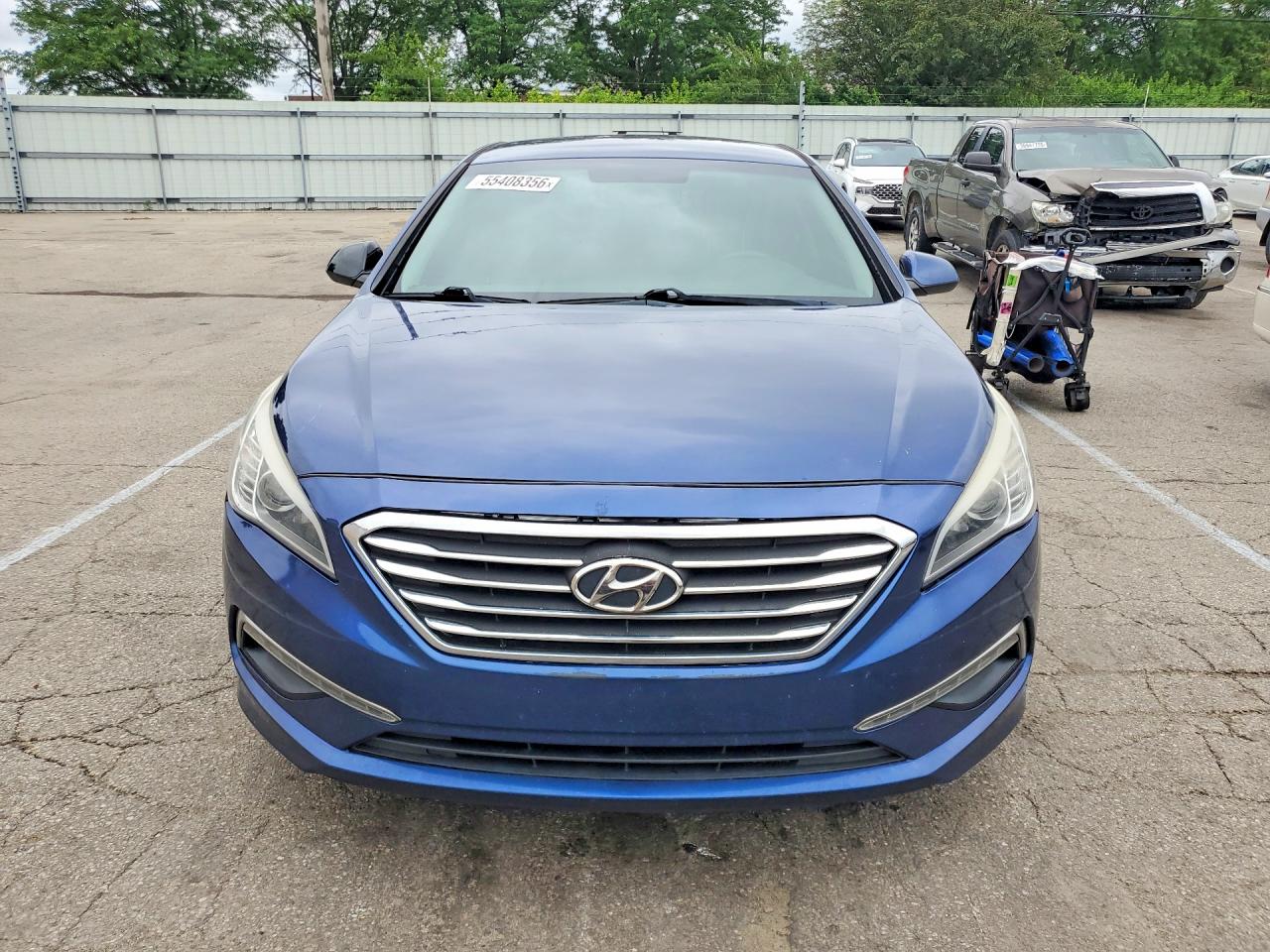 2015 Hyundai Sonata Se Синий vin: 5NPE24AF0FH170591