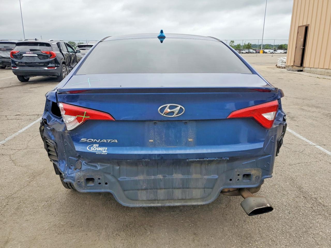 2015 Hyundai Sonata Se Синий vin: 5NPE24AF0FH170591