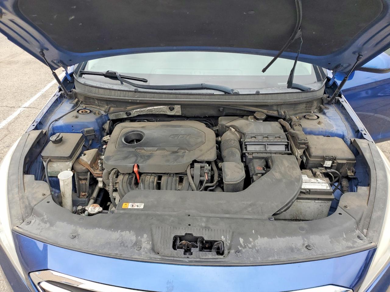 2015 Hyundai Sonata Se Синий vin: 5NPE24AF0FH170591