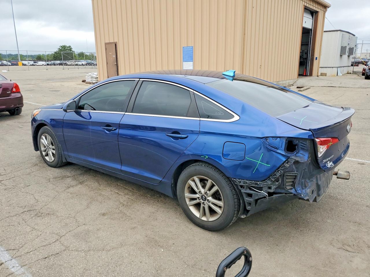 2015 Hyundai Sonata Se Синий vin: 5NPE24AF0FH170591