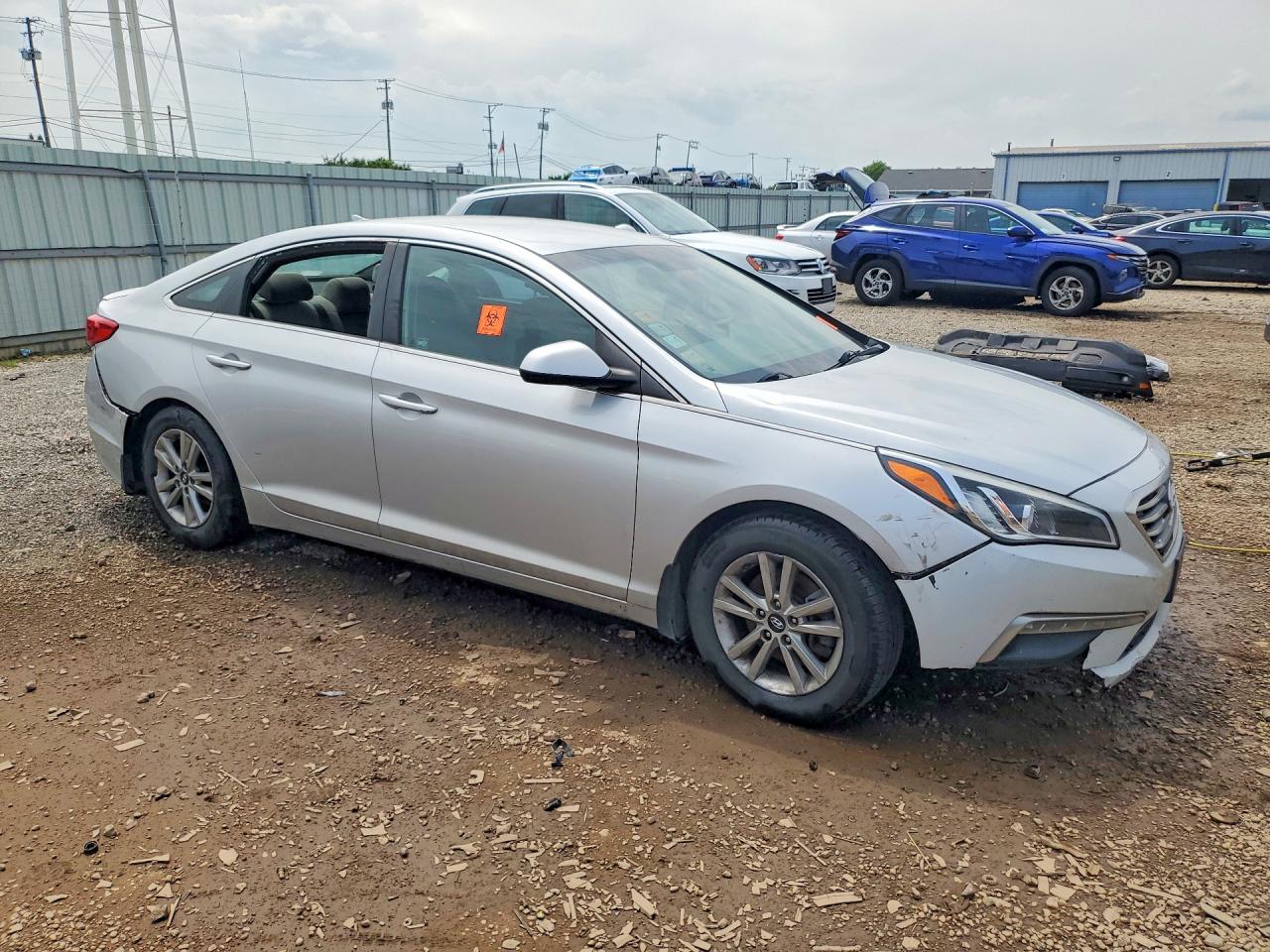 2015 Hyundai Sonata Se Silver vin: 5NPE24AF0FH171384