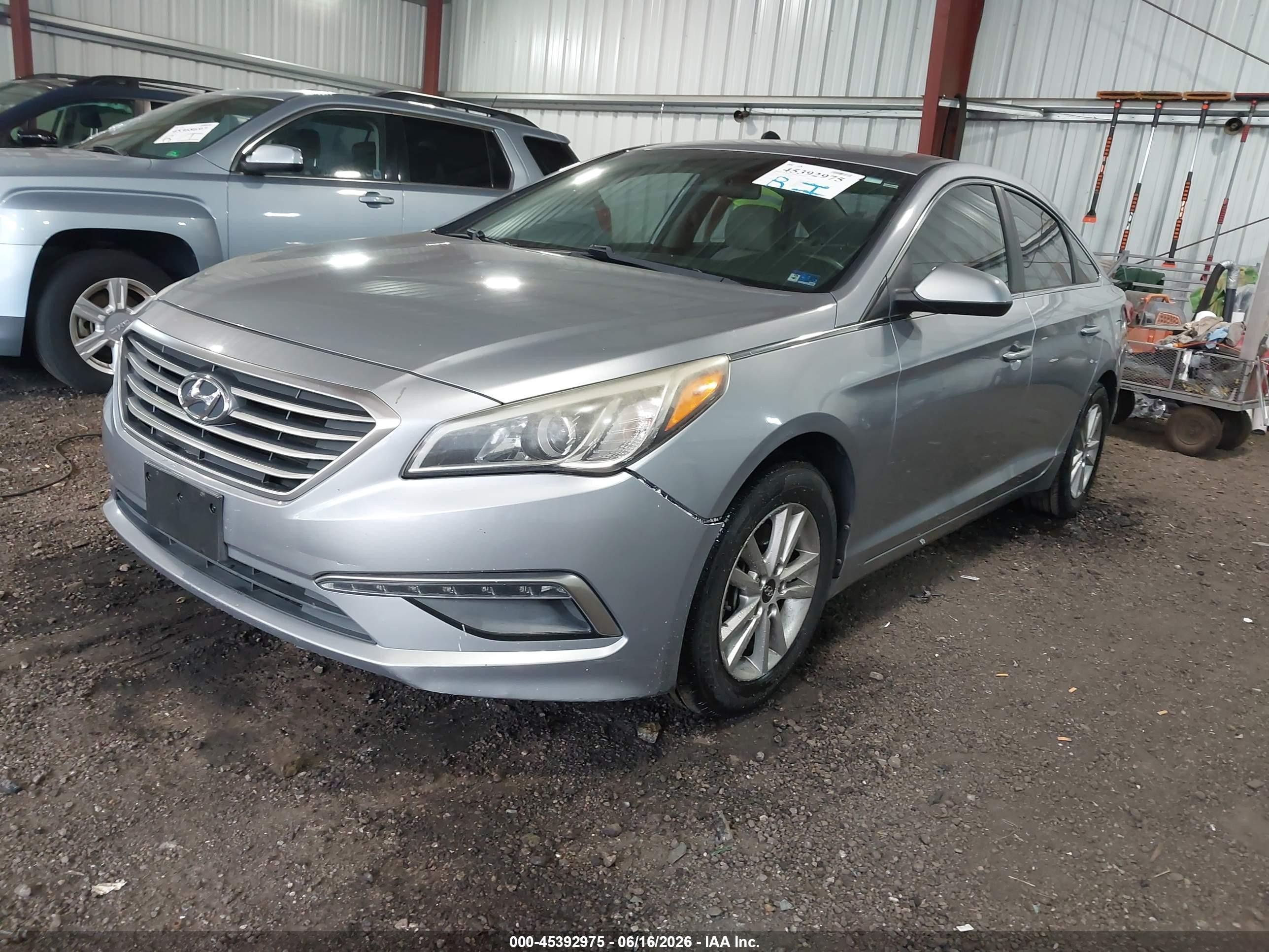 2015 Hyundai Sonata Se Light Blue vin: 5NPE24AF0FH187679