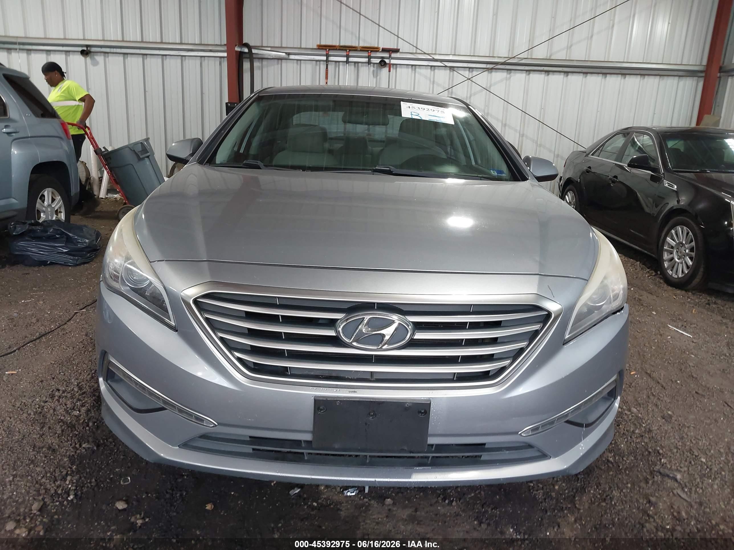 2015 Hyundai Sonata Se Light Blue vin: 5NPE24AF0FH187679