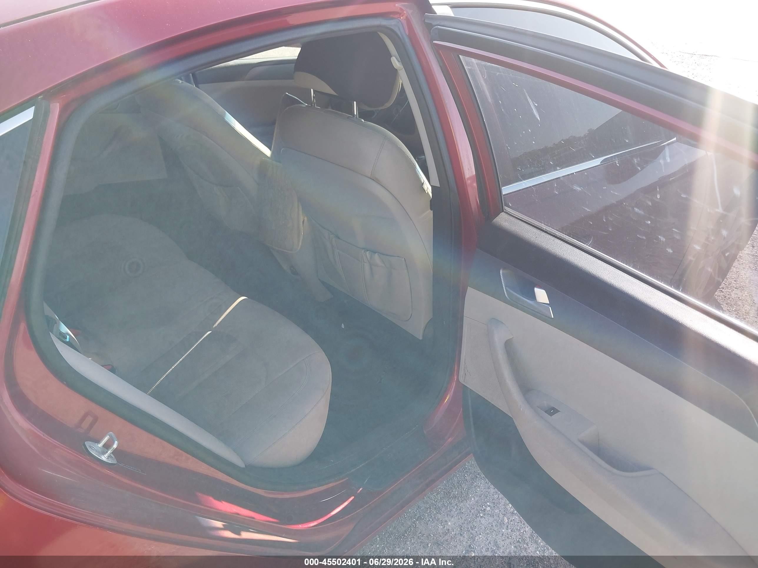 2015 Hyundai Sonata Se Red vin: 5NPE24AF0FH187732