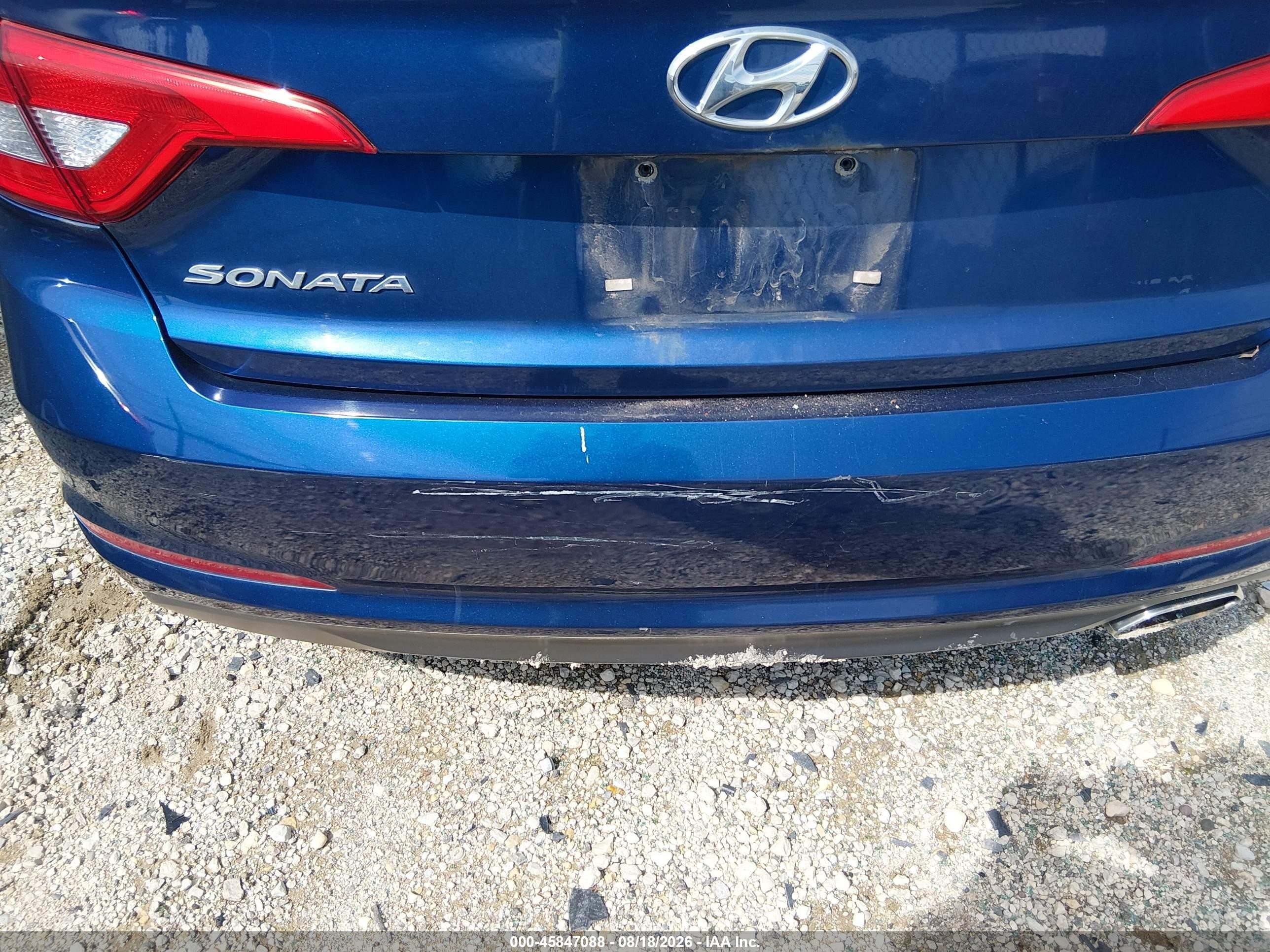 2015 Hyundai Sonata Se Blue vin: 5NPE24AF0FH199427