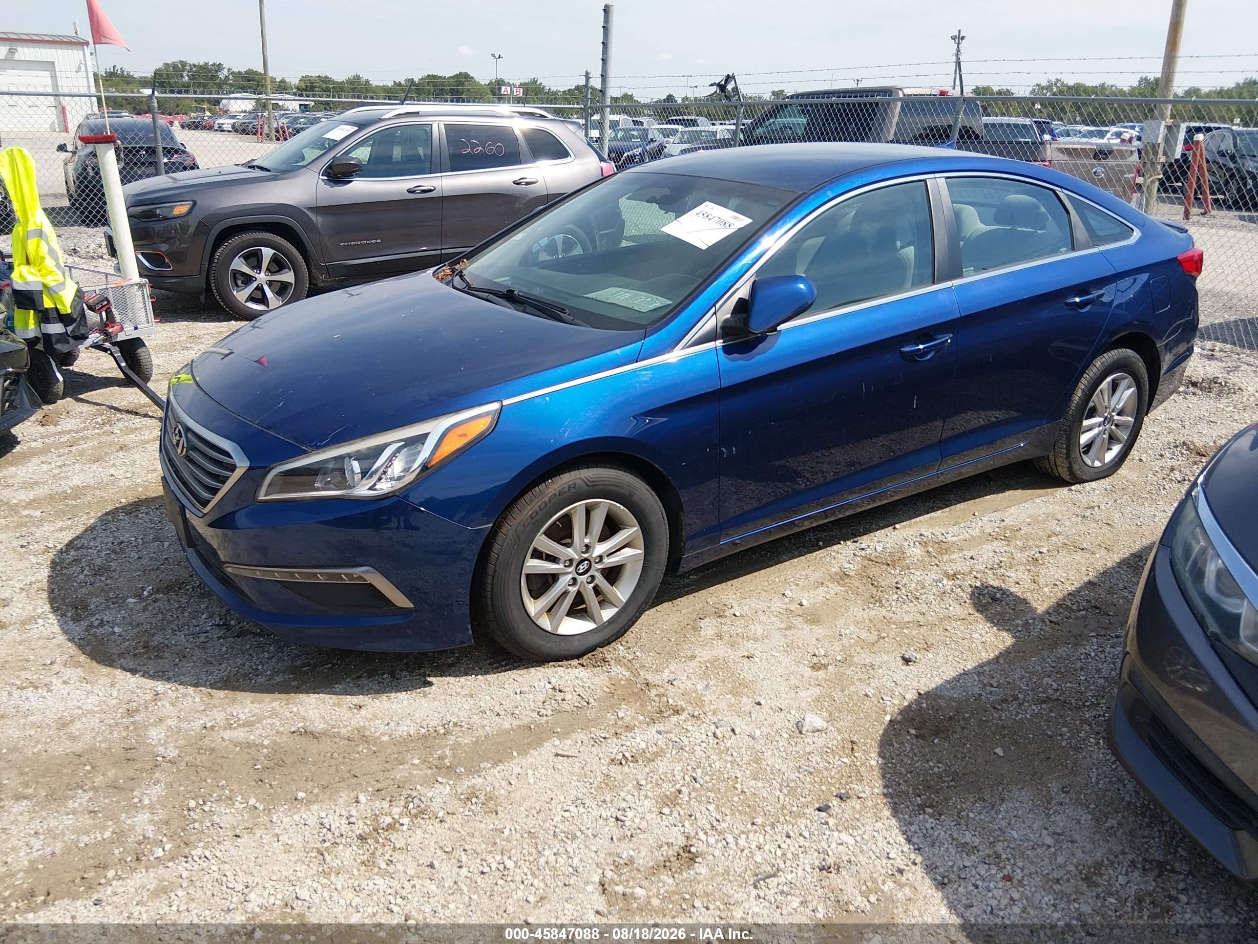2015 Hyundai Sonata Se Blue vin: 5NPE24AF0FH199427