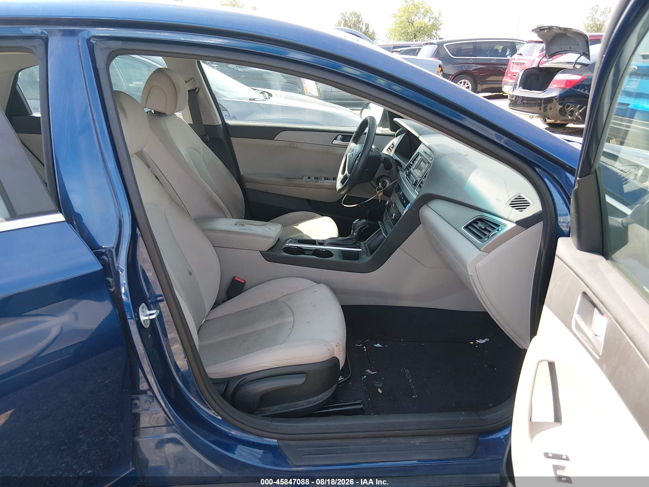 2015 Hyundai Sonata Se Blue vin: 5NPE24AF0FH199427