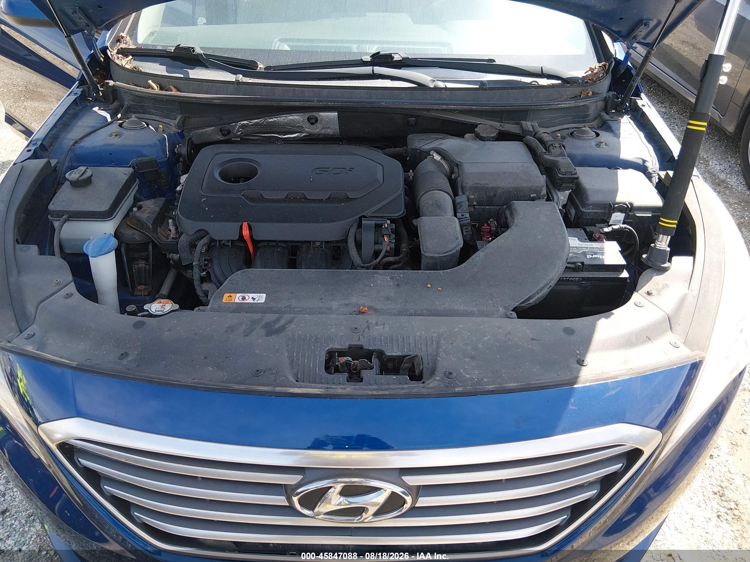 2015 Hyundai Sonata Se Blue vin: 5NPE24AF0FH199427