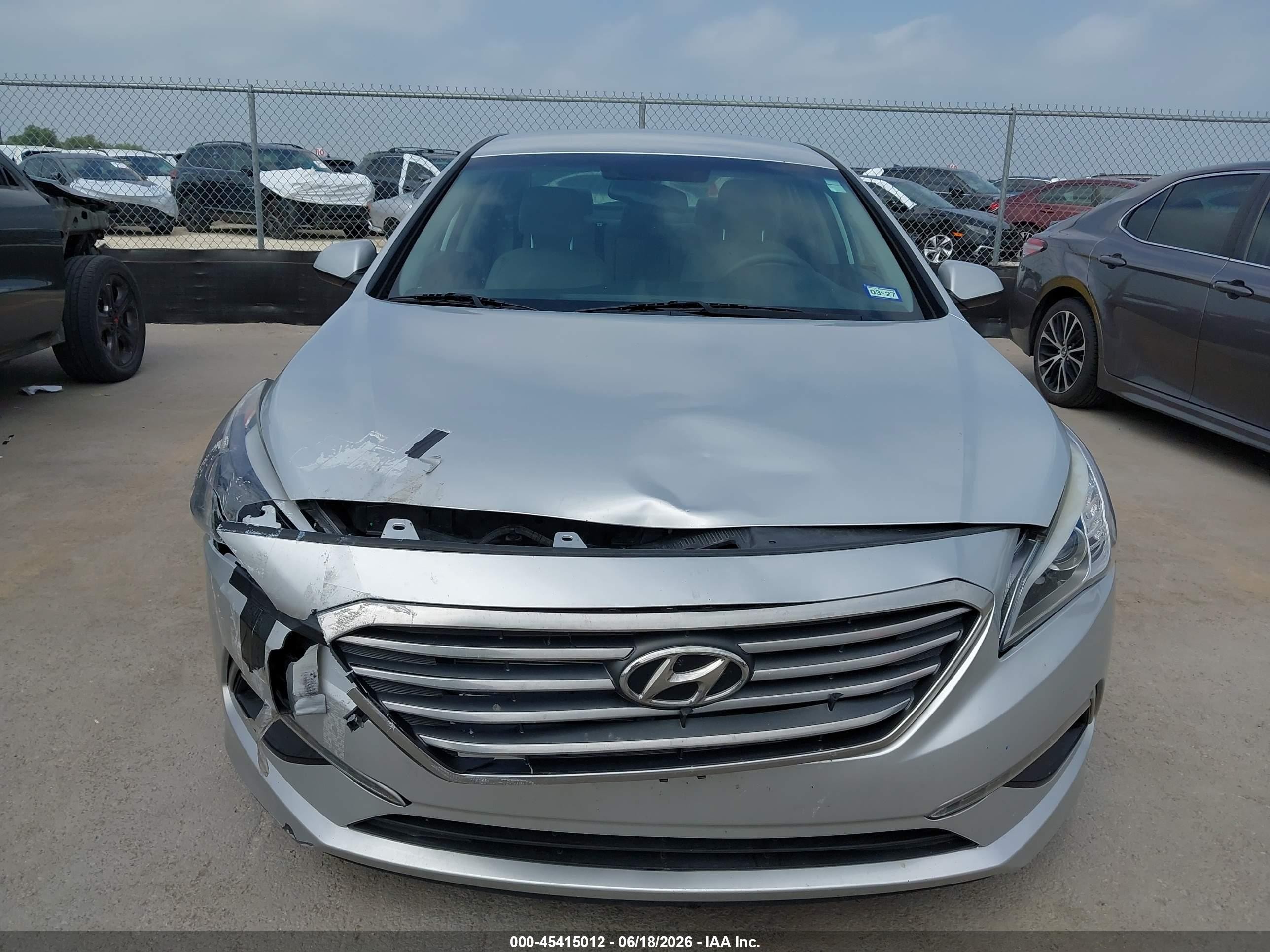 2015 Hyundai Sonata Se Silver vin: 5NPE24AF0FH200589