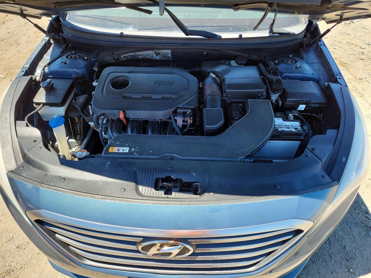 2015 Hyundai Sonata Se Синий vin: 5NPE24AF0FH200933