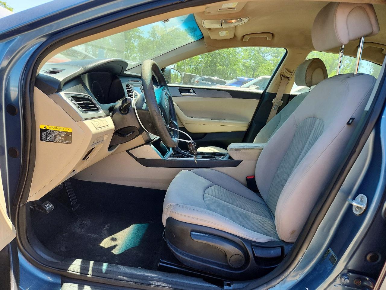 2015 Hyundai Sonata Se Синий vin: 5NPE24AF0FH200933