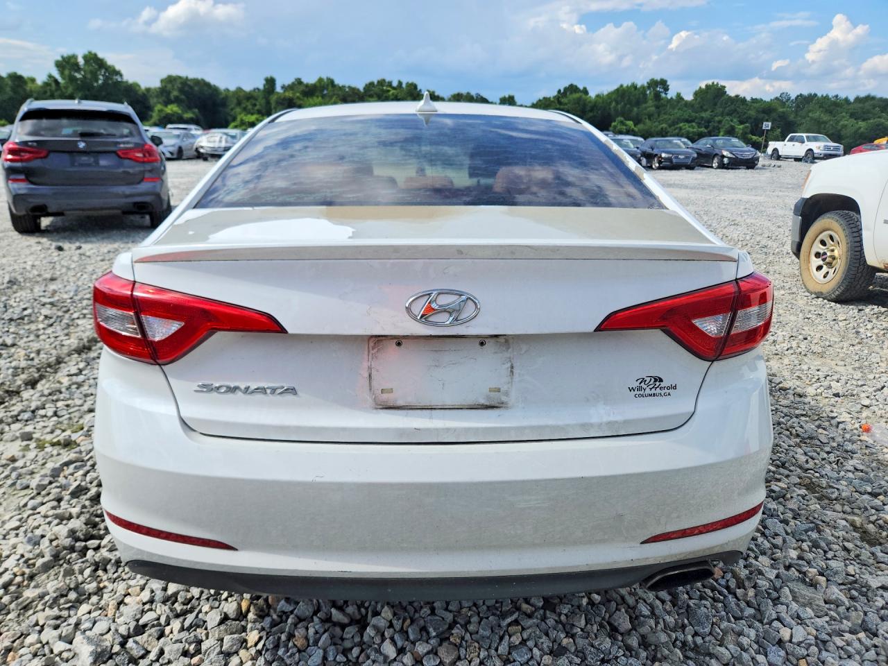 2015 Hyundai Sonata Se White vin: 5NPE24AF0FH202360
