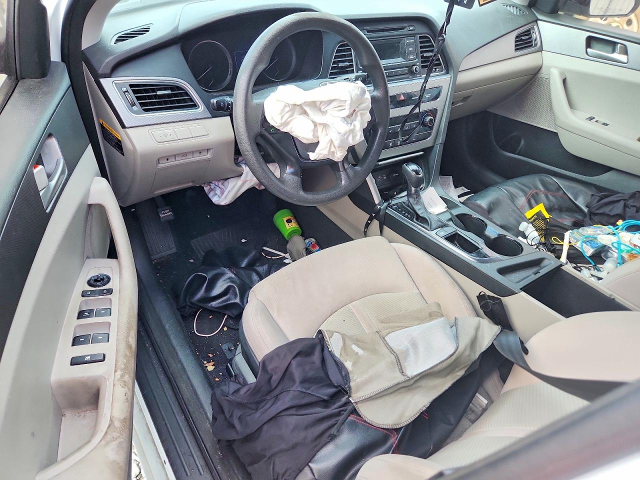 2015 Hyundai Sonata Se White vin: 5NPE24AF0FH202360