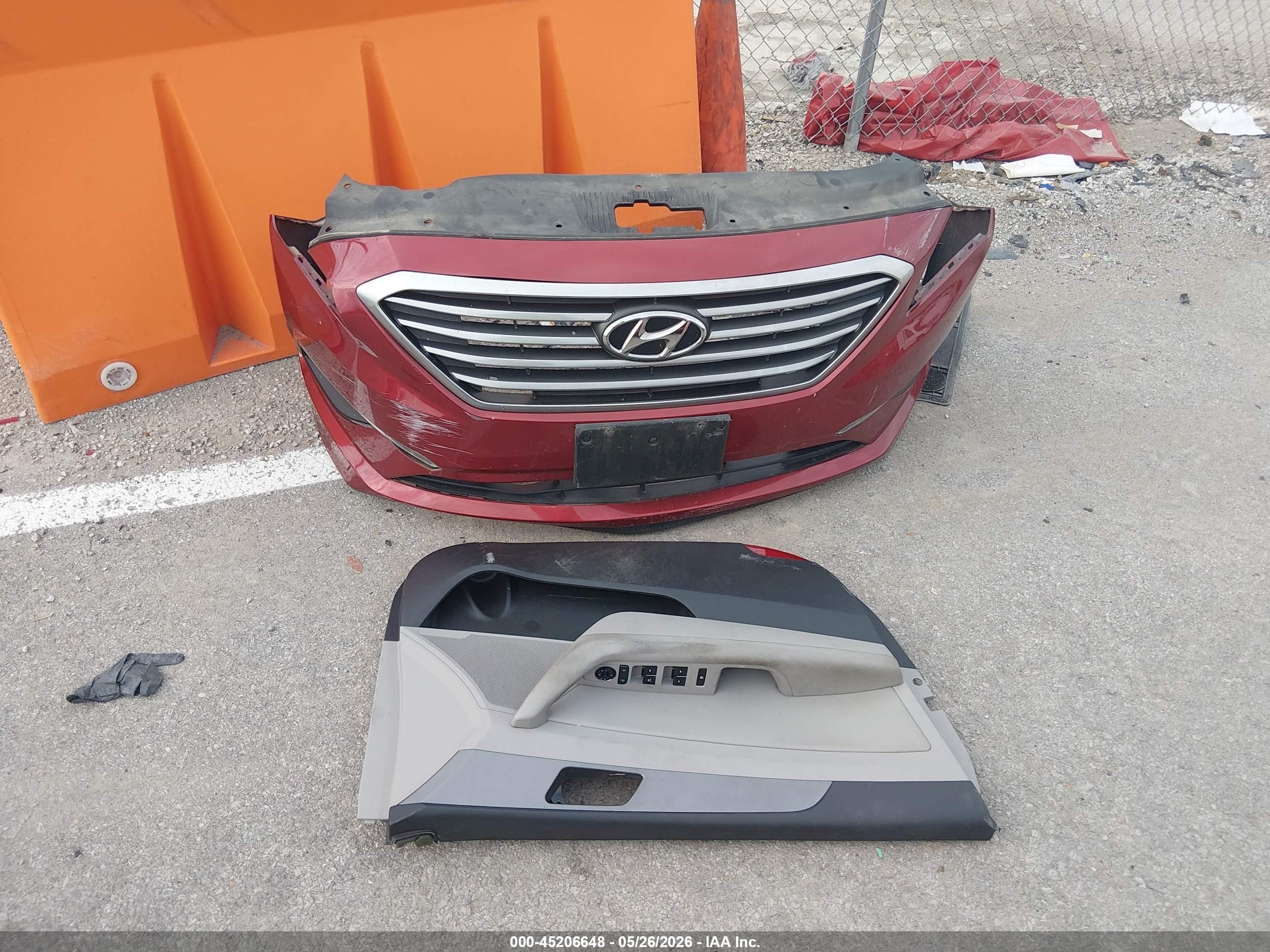 2015 Hyundai Sonata Se Red vin: 5NPE24AF0FH203444