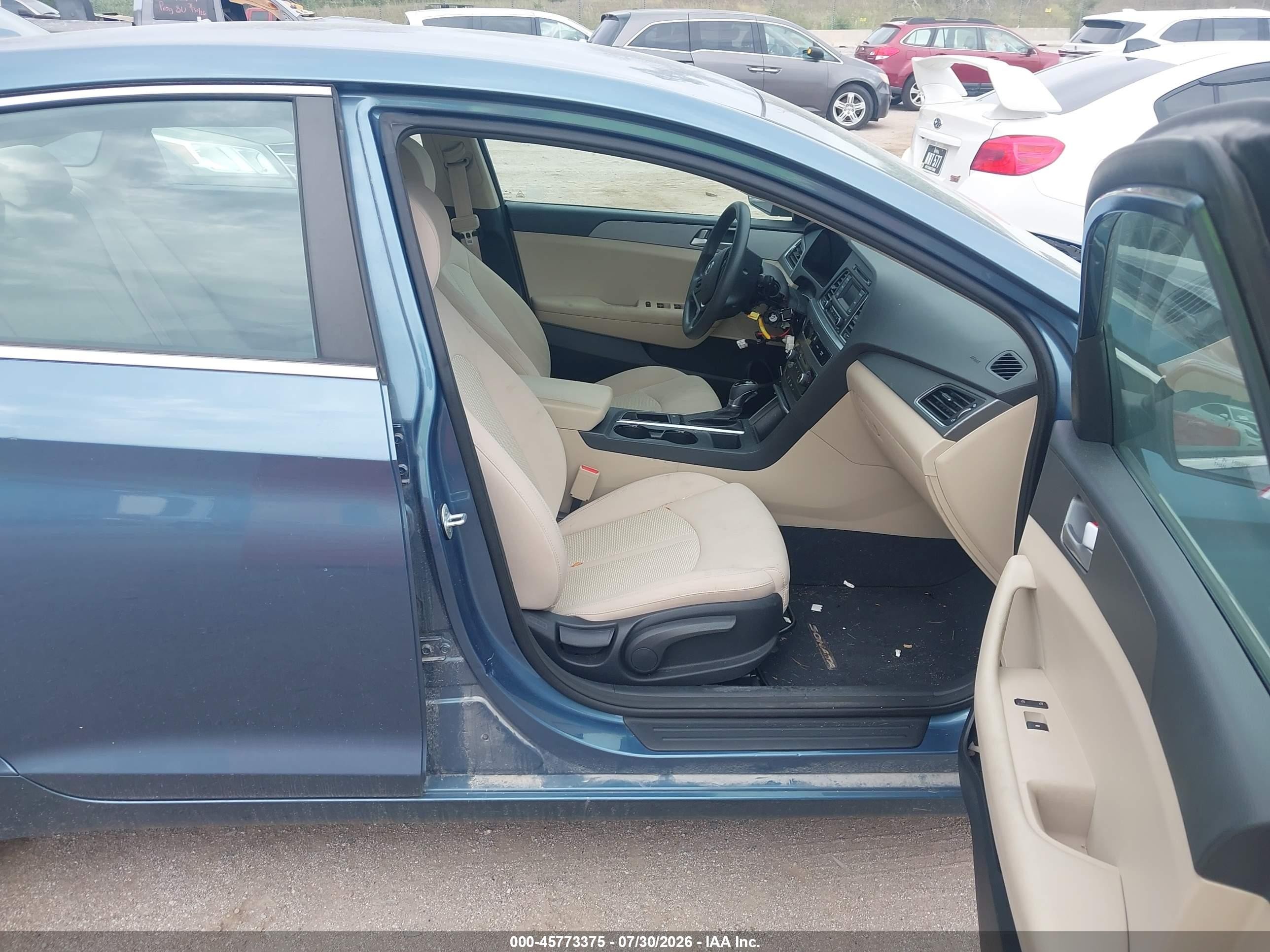 2015 Hyundai Sonata Se Blue vin: 5NPE24AF0FH204044