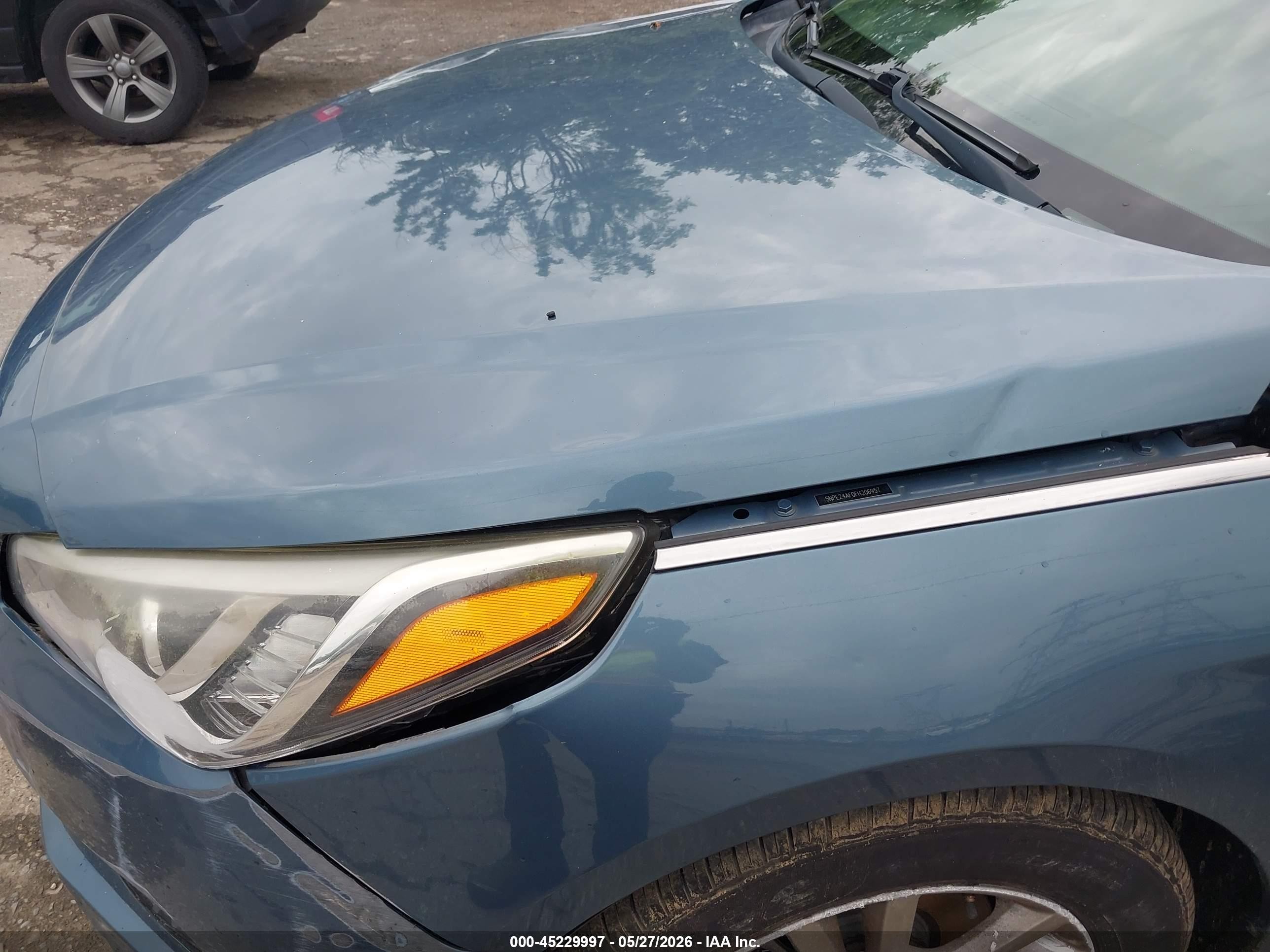 2015 Hyundai Sonata Se Light Blue vin: 5NPE24AF0FH206957