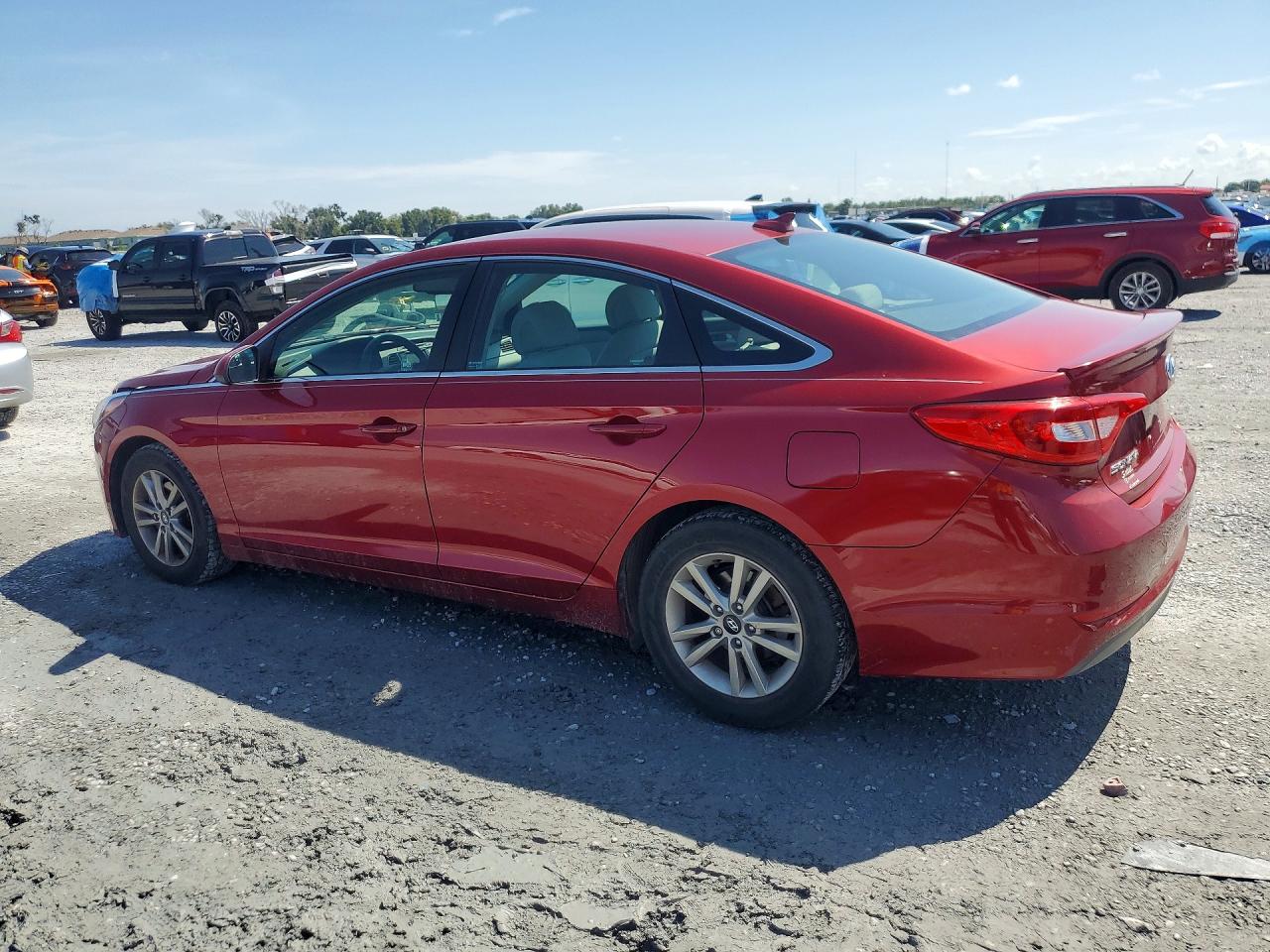 2015 Hyundai Sonata Se Red vin: 5NPE24AF0FH208157