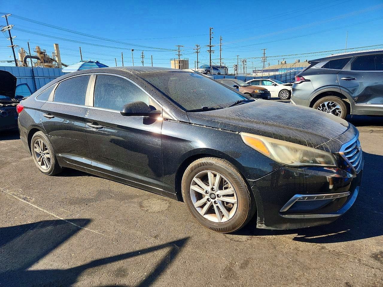 2015 Hyundai Sonata Se Black vin: 5NPE24AF0FH210409