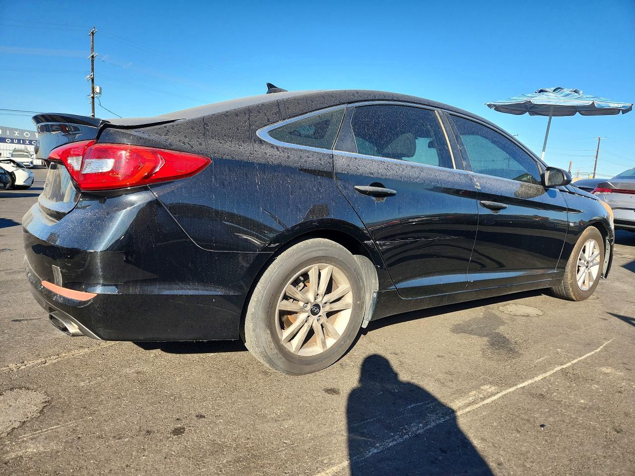 2015 Hyundai Sonata Se Black vin: 5NPE24AF0FH210409