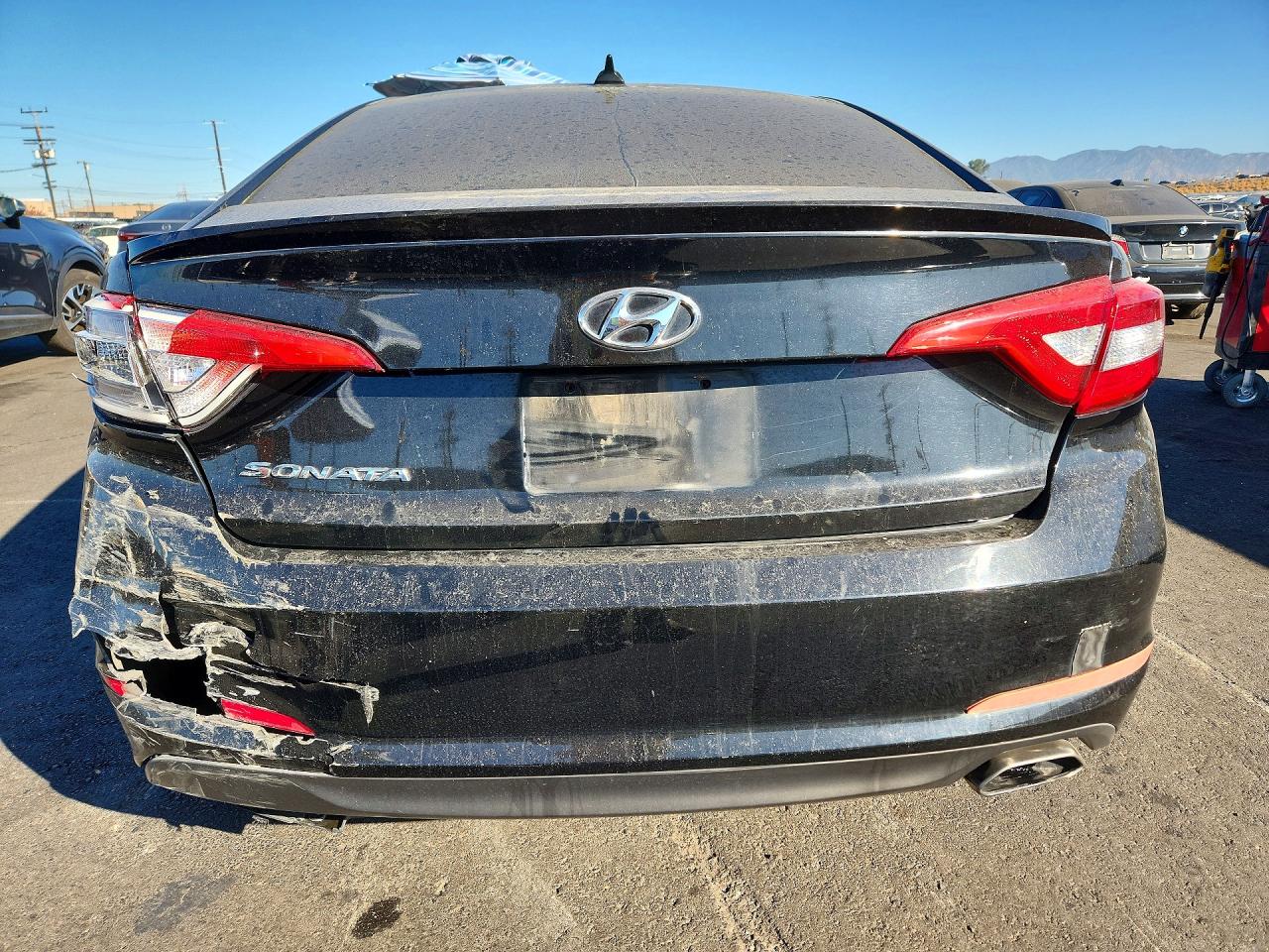 2015 Hyundai Sonata Se Black vin: 5NPE24AF0FH210409