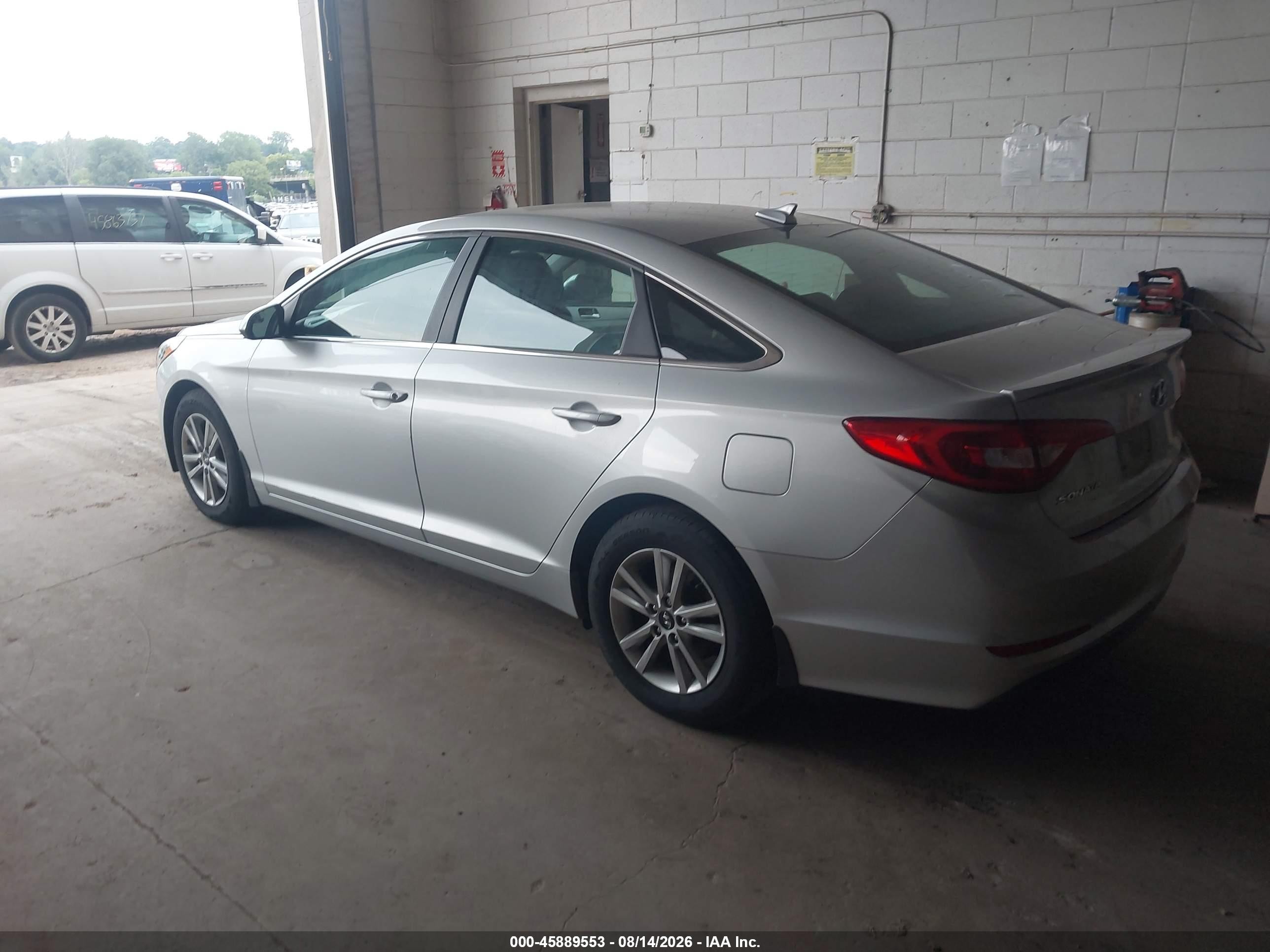 2015 Hyundai Sonata Se Silver vin: 5NPE24AF0FH210457