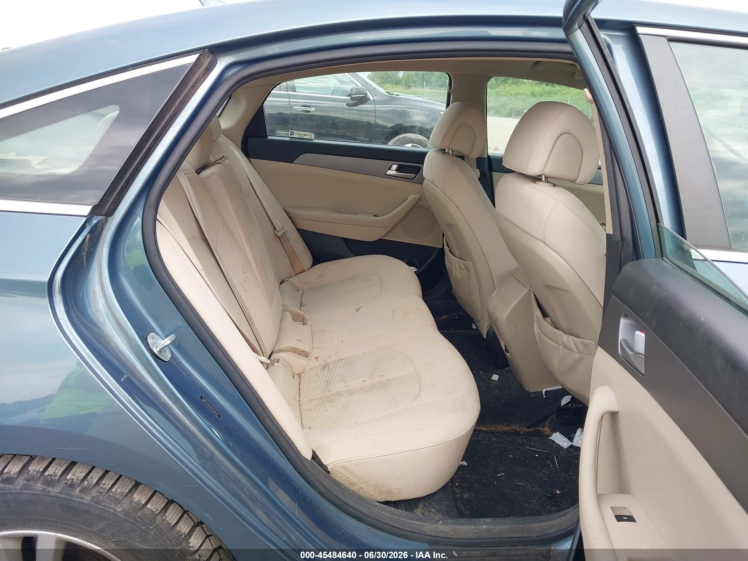 2015 Hyundai Sonata Se Blue vin: 5NPE24AF0FH210944