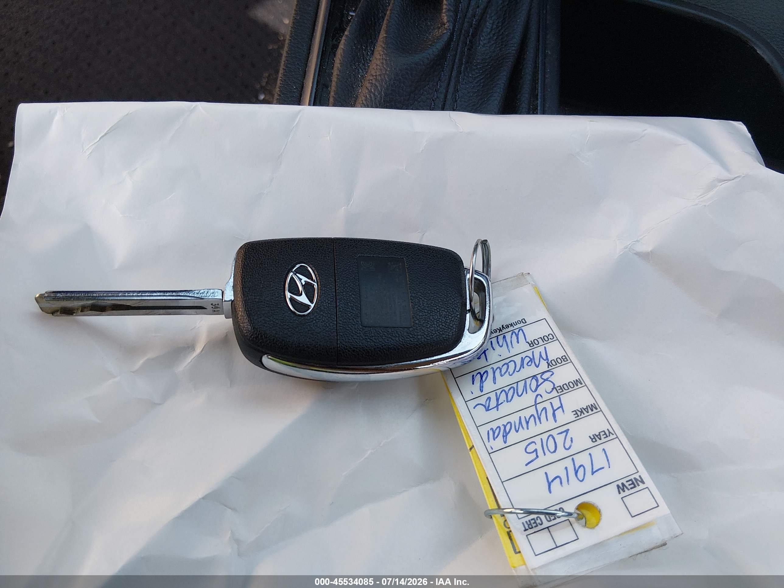 2015 Hyundai Sonata Se White vin: 5NPE24AF0FH211608