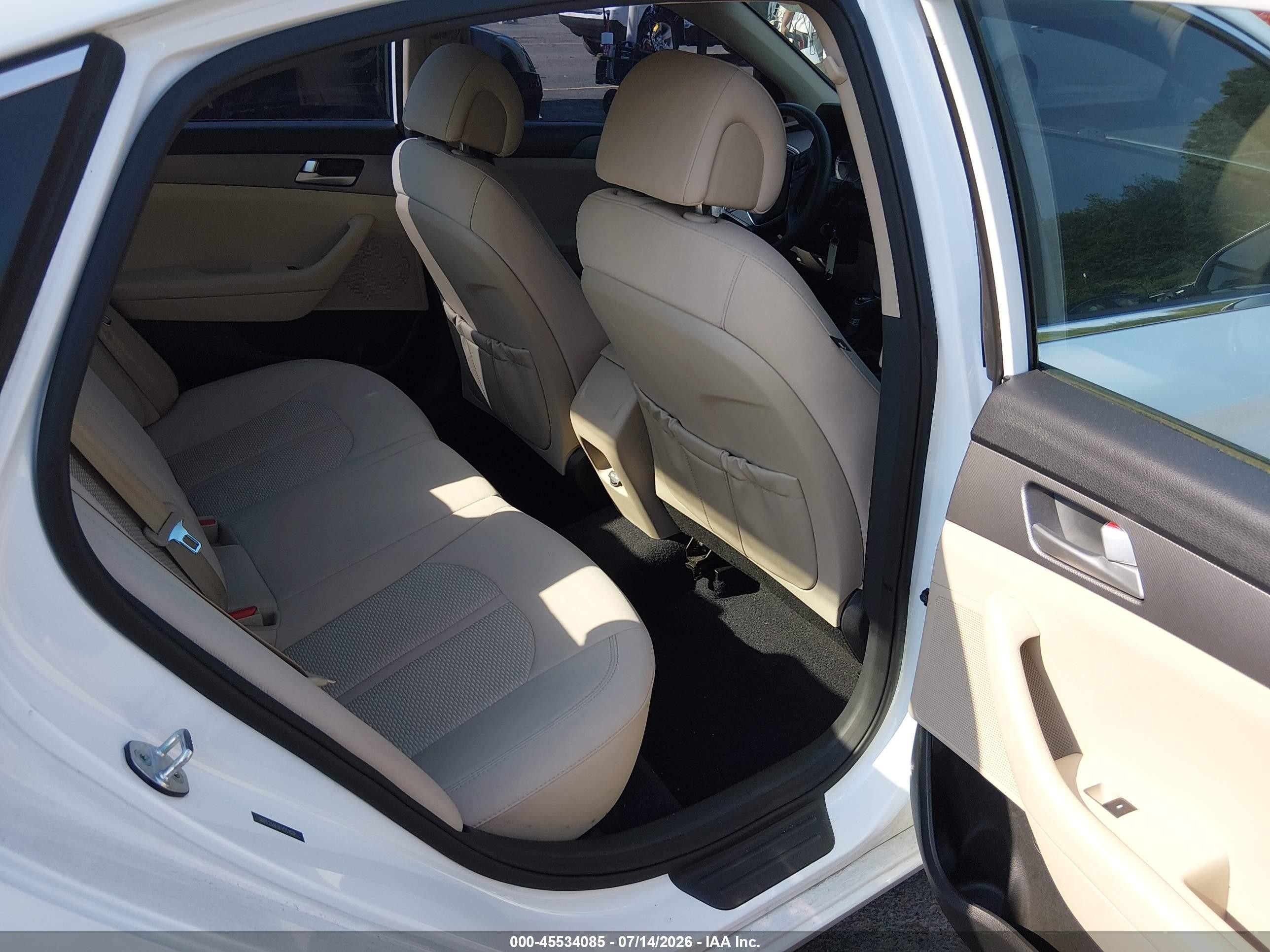 2015 Hyundai Sonata Se White vin: 5NPE24AF0FH211608