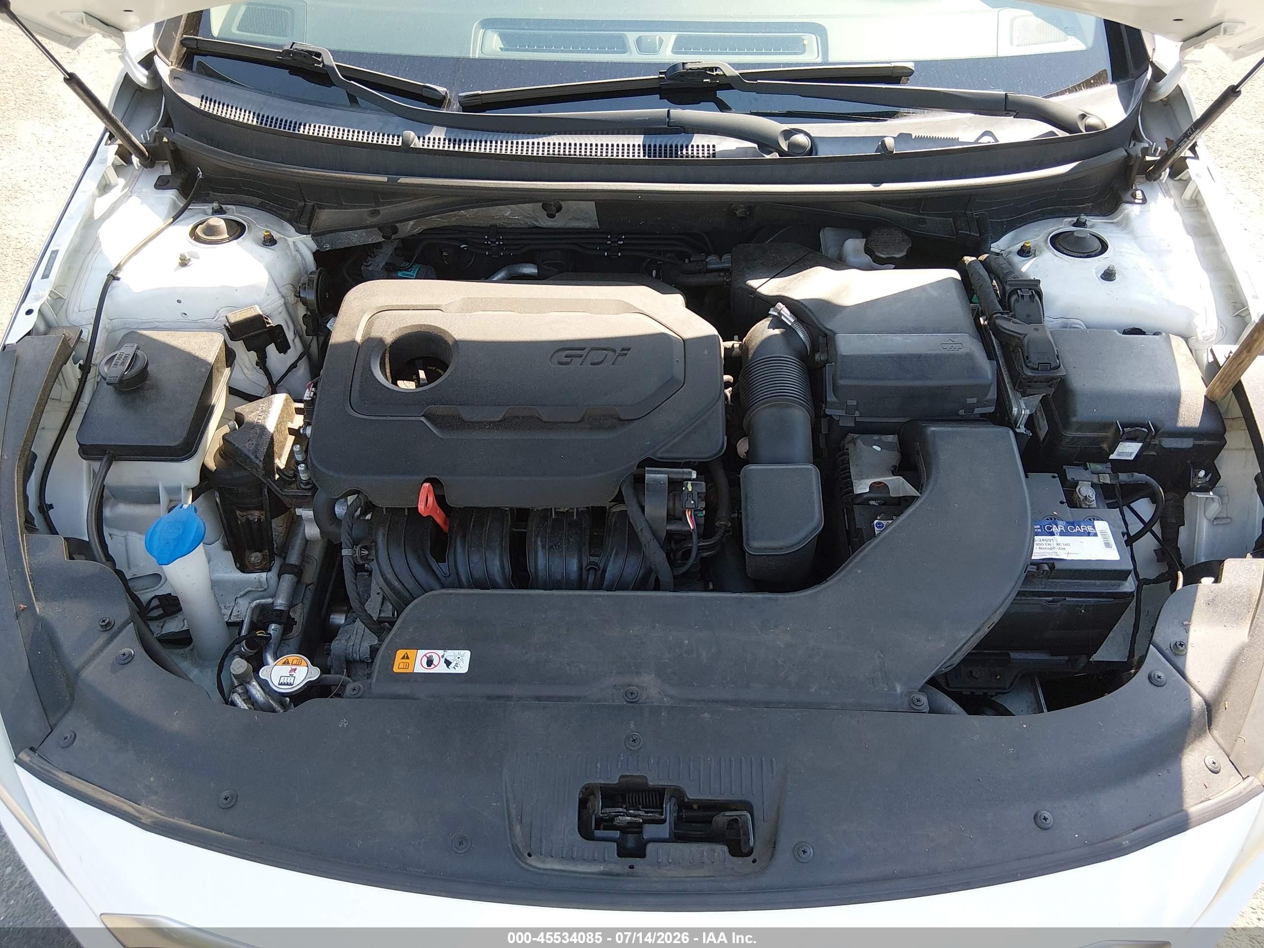 2015 Hyundai Sonata Se White vin: 5NPE24AF0FH211608