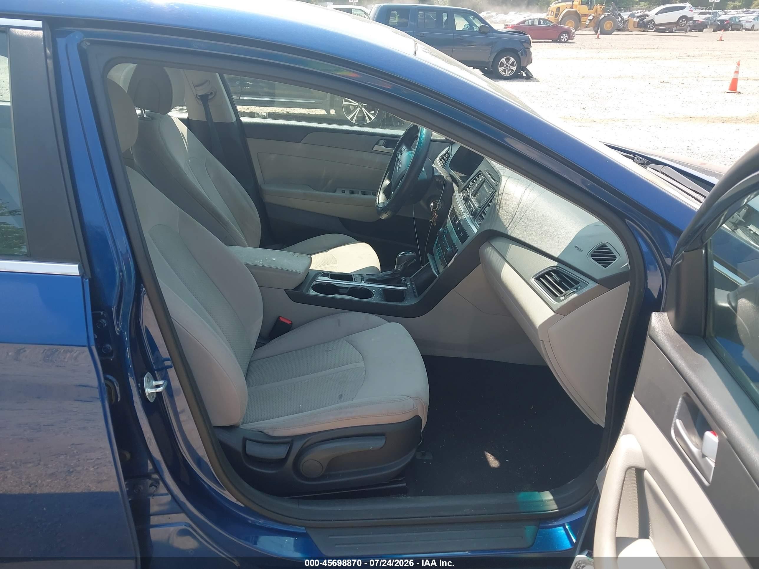 2015 Hyundai Sonata Se Blue vin: 5NPE24AF0FH220857