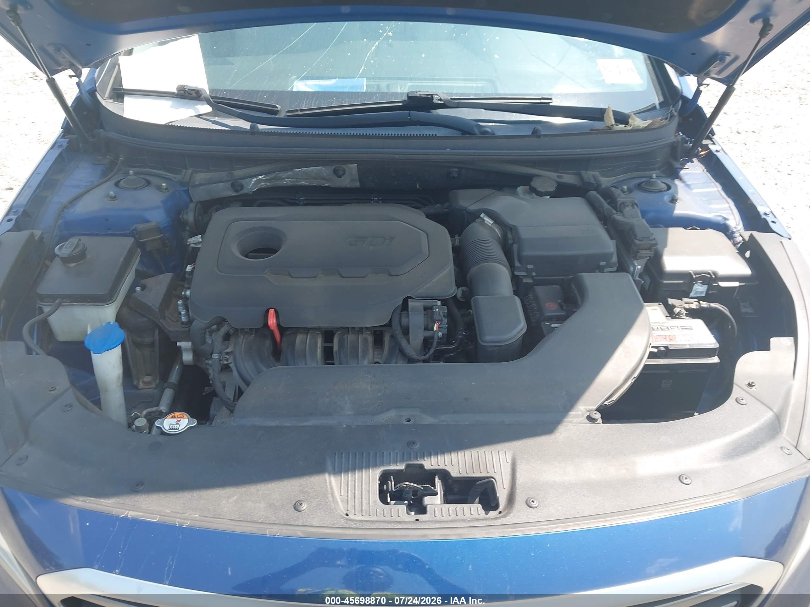 2015 Hyundai Sonata Se Blue vin: 5NPE24AF0FH220857