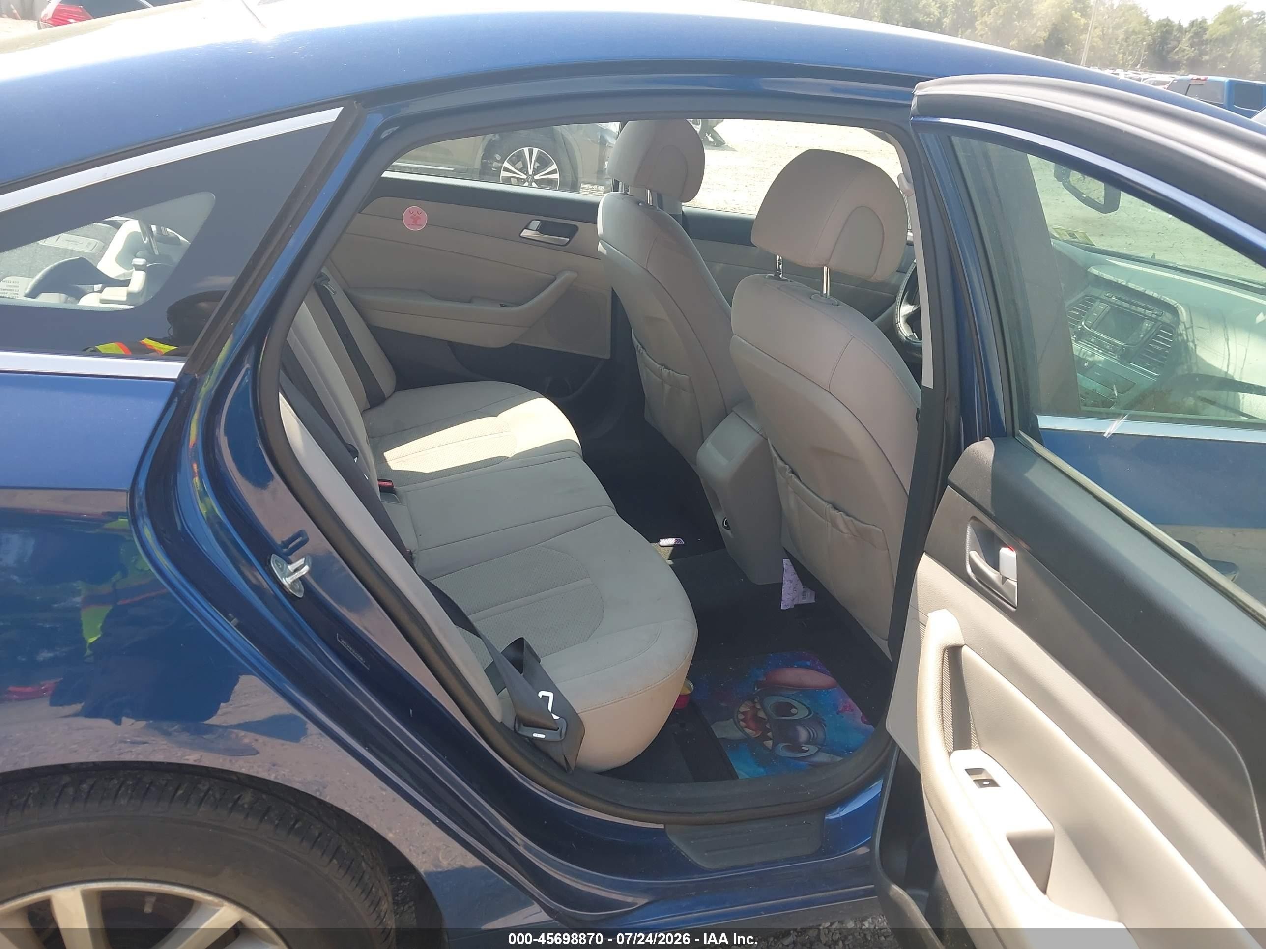 2015 Hyundai Sonata Se Blue vin: 5NPE24AF0FH220857