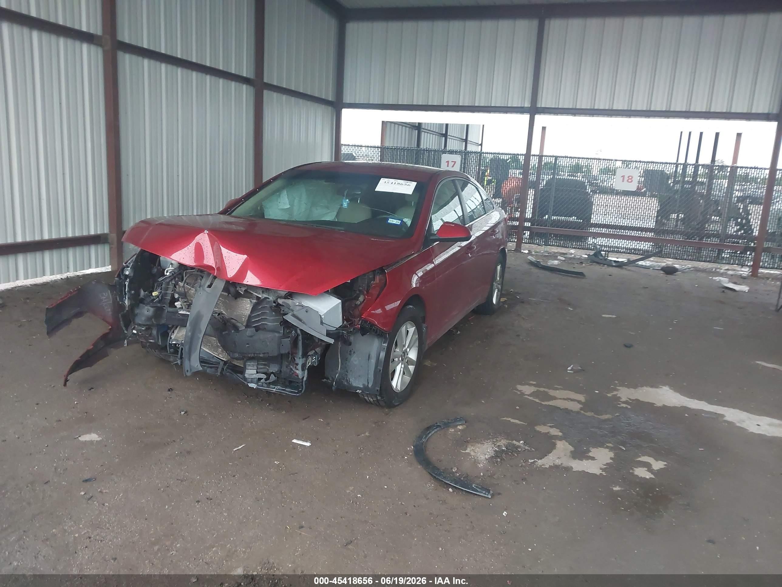 2015 Hyundai Sonata Se Red vin: 5NPE24AF0FH221071