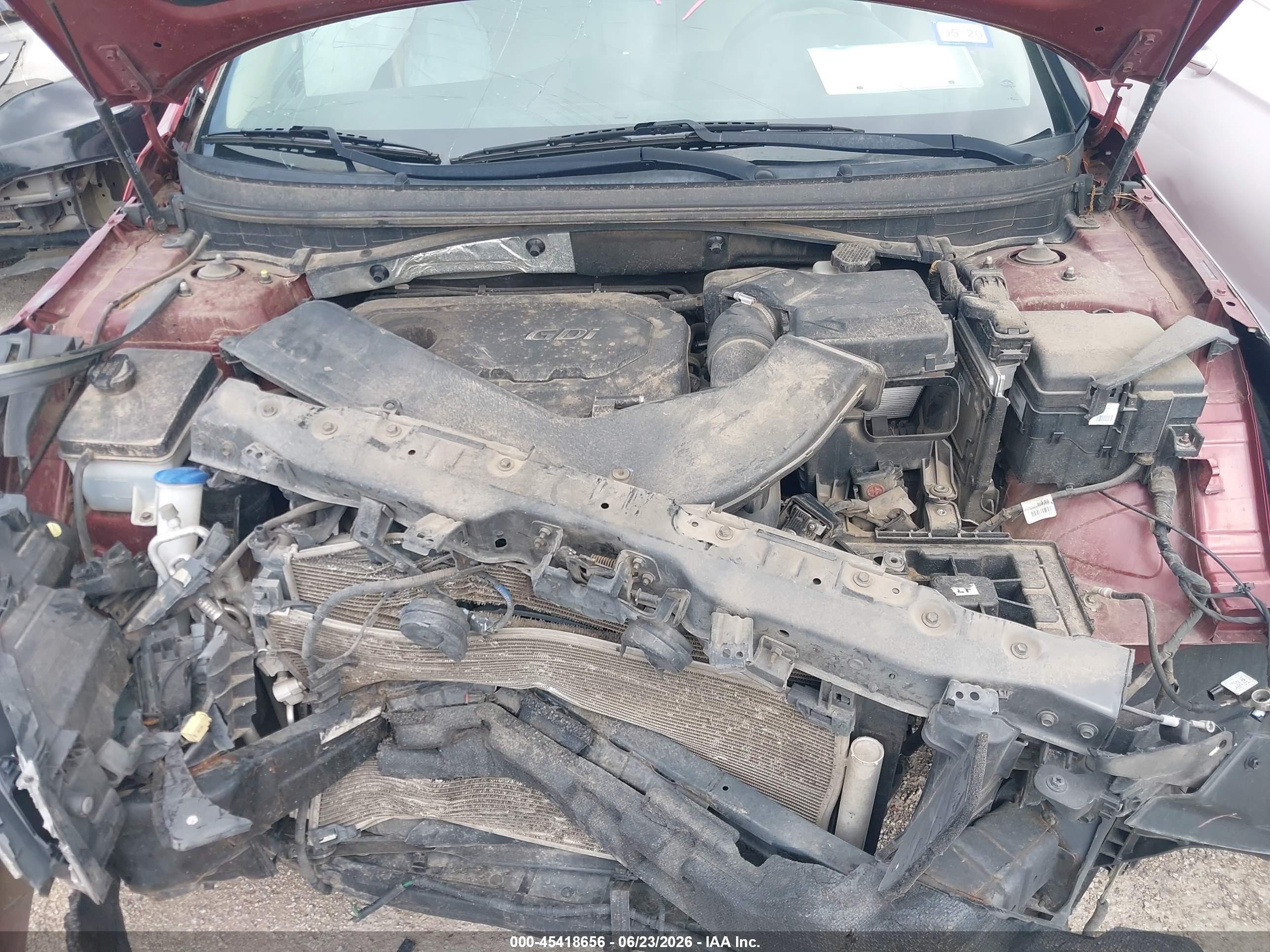 2015 Hyundai Sonata Se Red vin: 5NPE24AF0FH221071