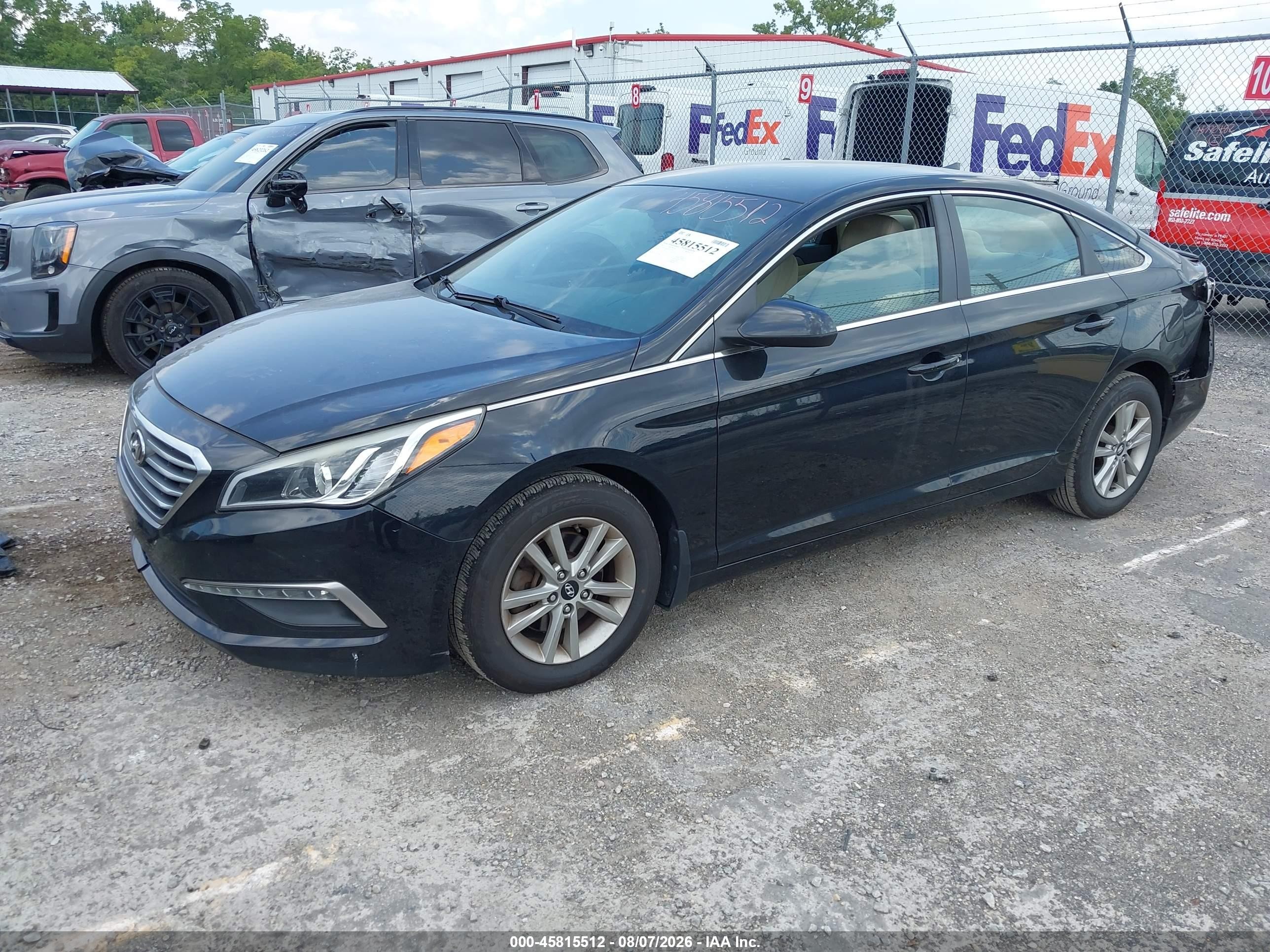 2015 Hyundai Sonata Se Black vin: 5NPE24AF0FH222320