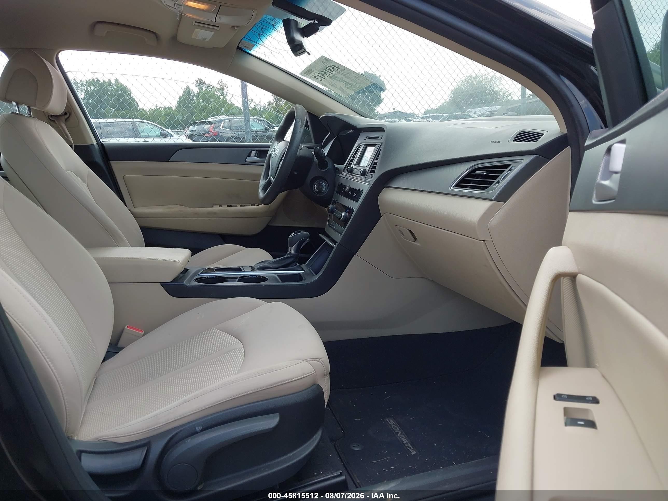2015 Hyundai Sonata Se Black vin: 5NPE24AF0FH222320