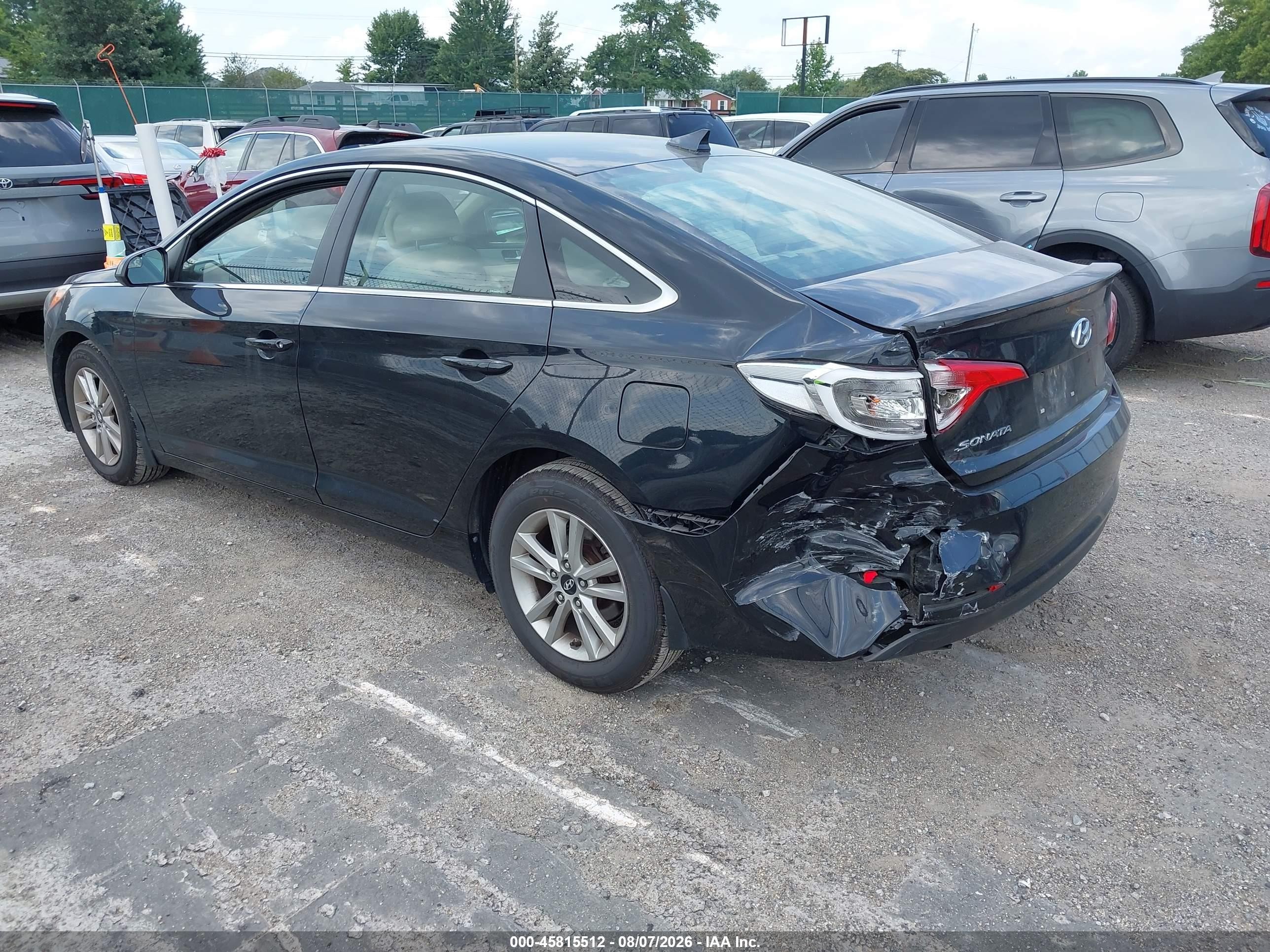 2015 Hyundai Sonata Se Black vin: 5NPE24AF0FH222320